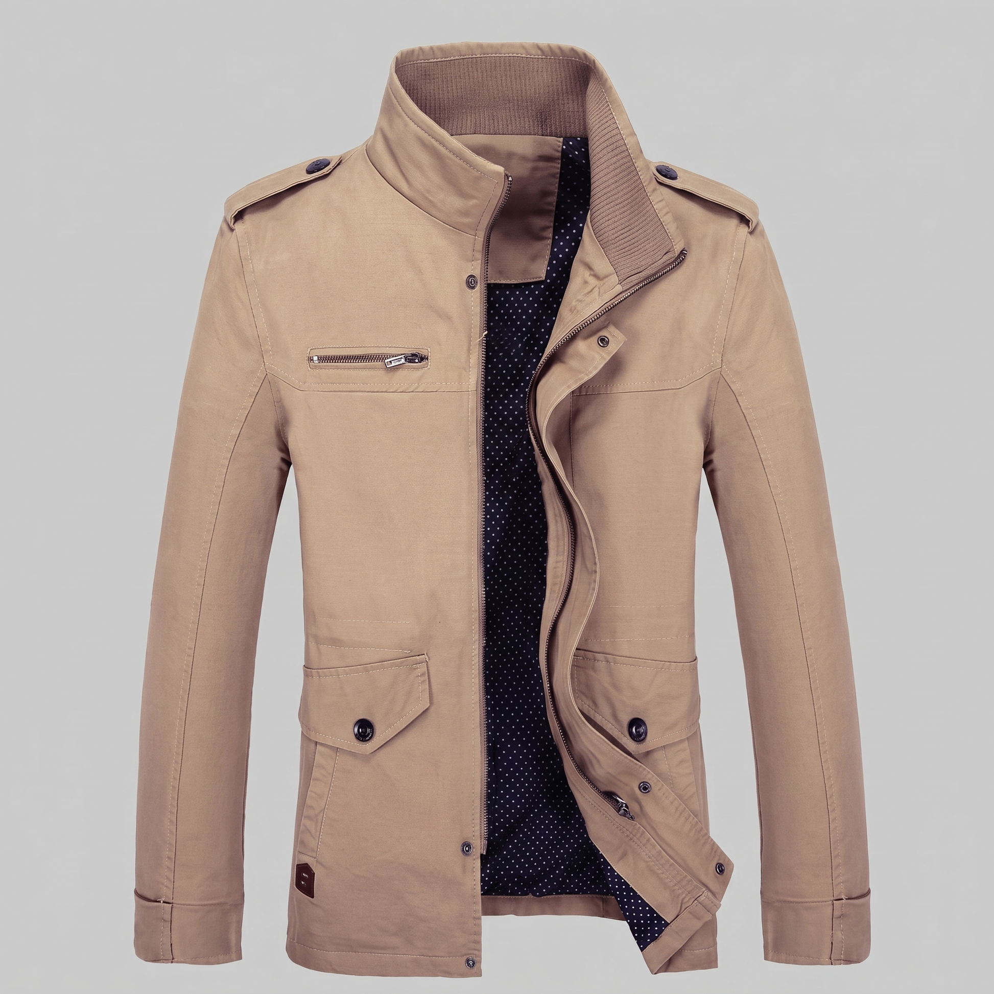 Giacca Uomo Imbottita Slim con Spalline Classica