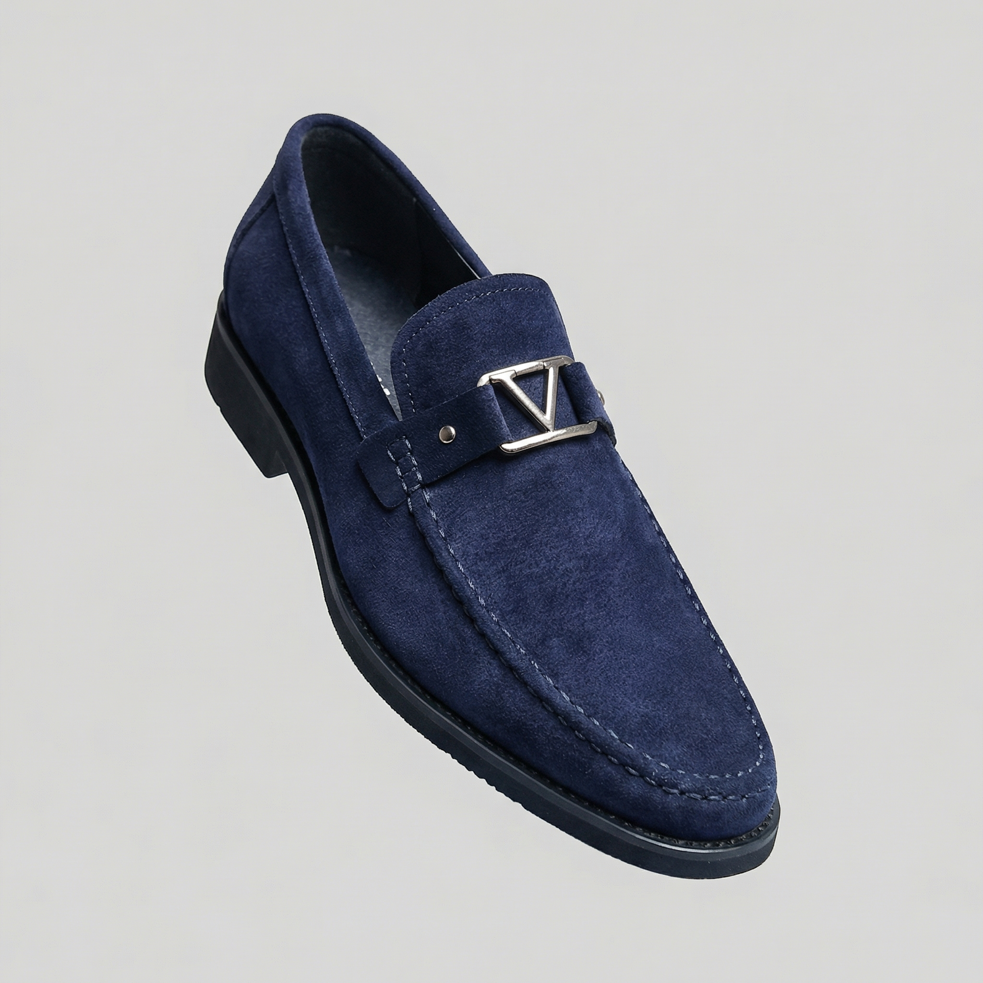 Mocassini Uomo Eleganti Business Effetto Camoscio