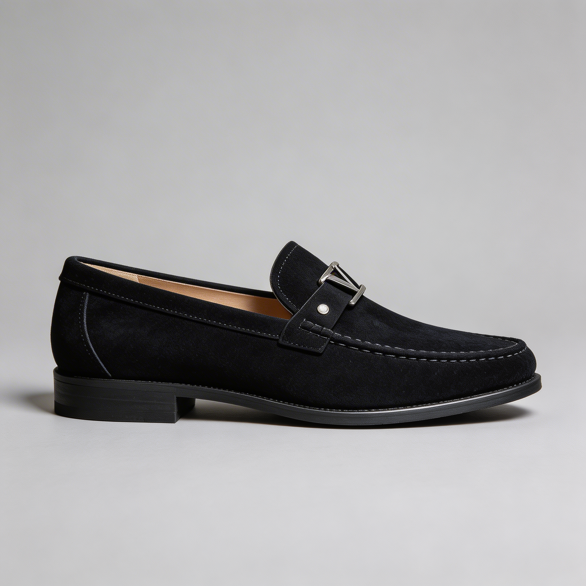 Mocassini Uomo Eleganti Business Effetto Camoscio
