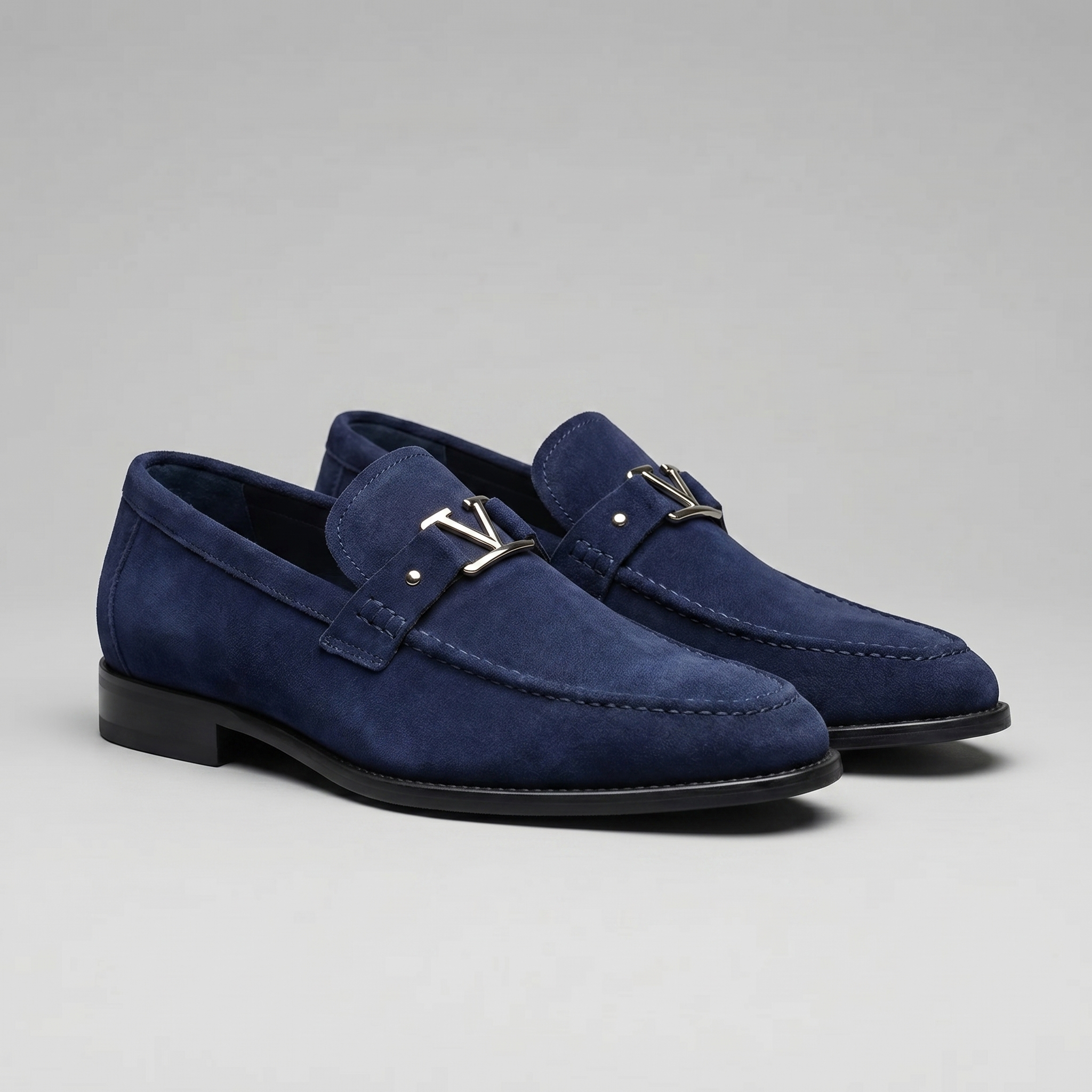 Mocassini Uomo Eleganti Business Effetto Camoscio