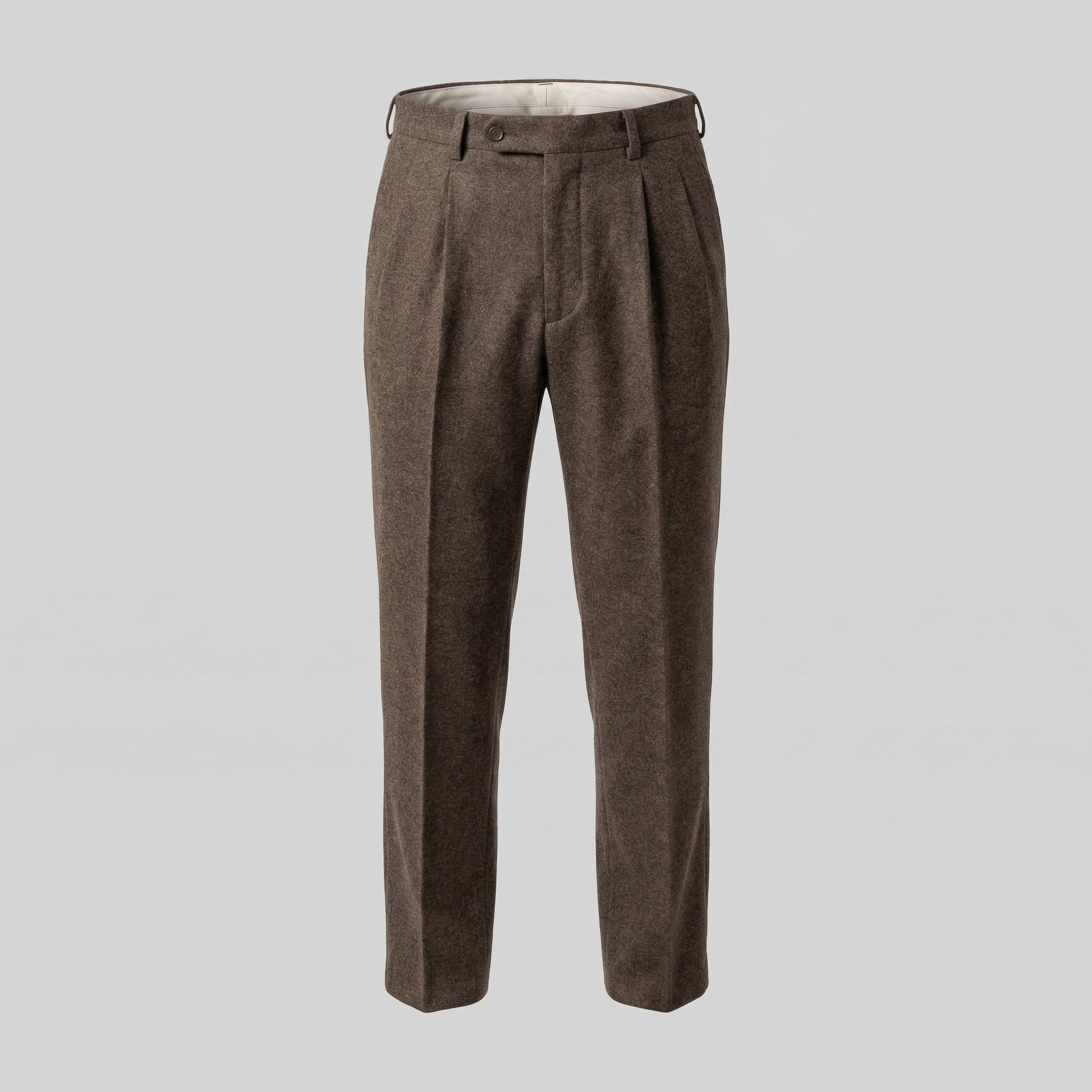 Pantaloni Uomo Eleganti con Pince e Regolatori Laterali