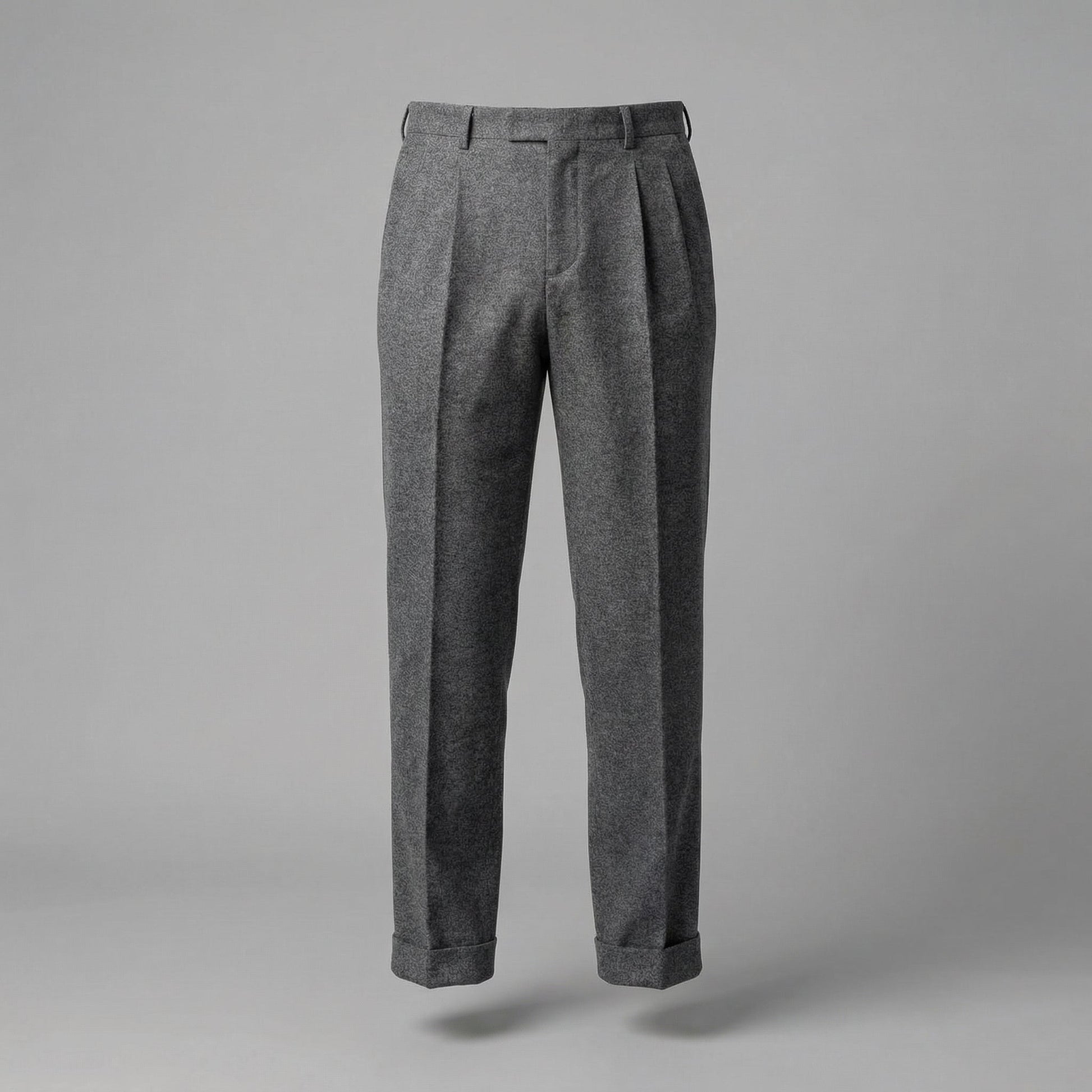 Pantaloni Uomo Eleganti con Pince e Regolatori Laterali