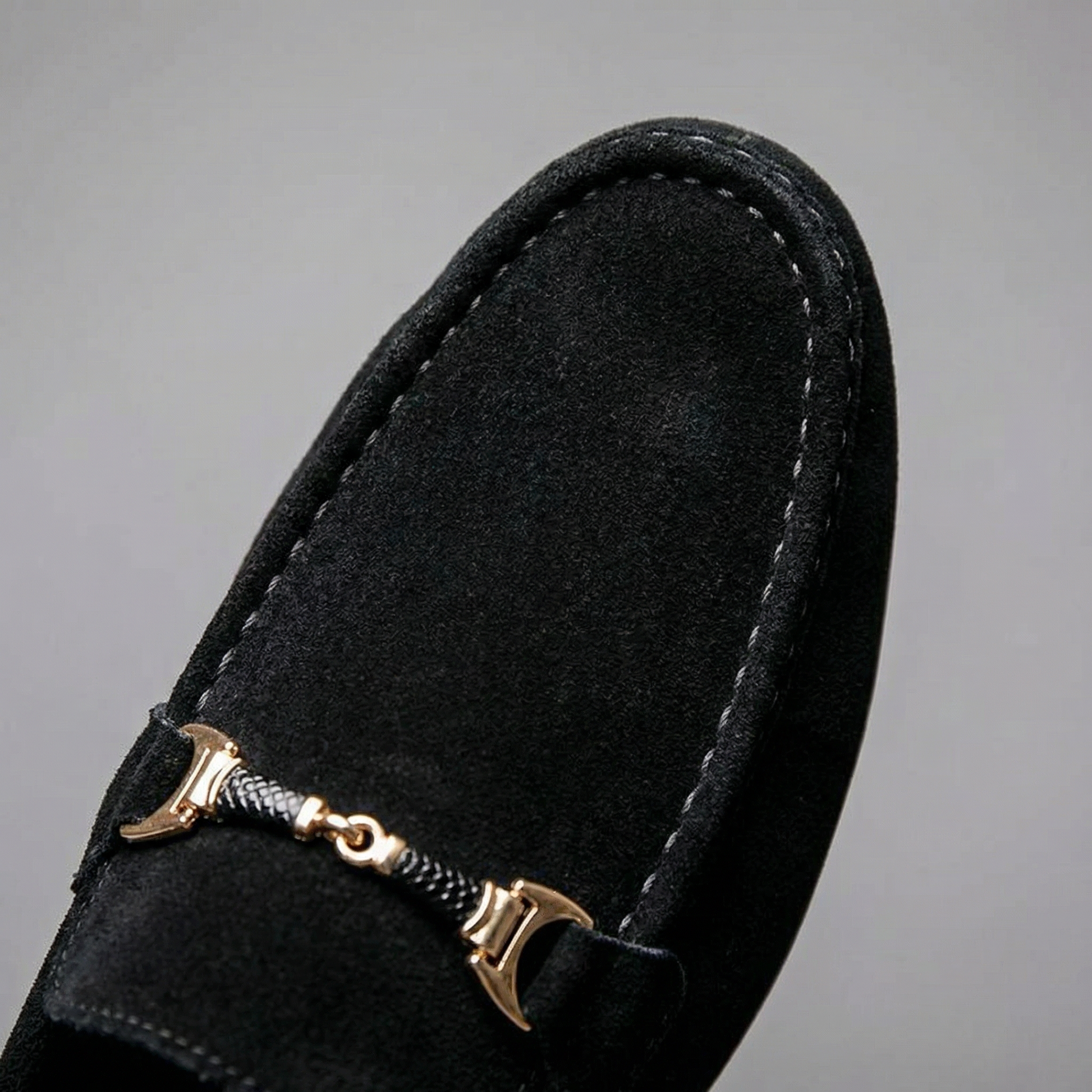 Mocassini Uomo Slip-On Eleganti Effetto Camoscio