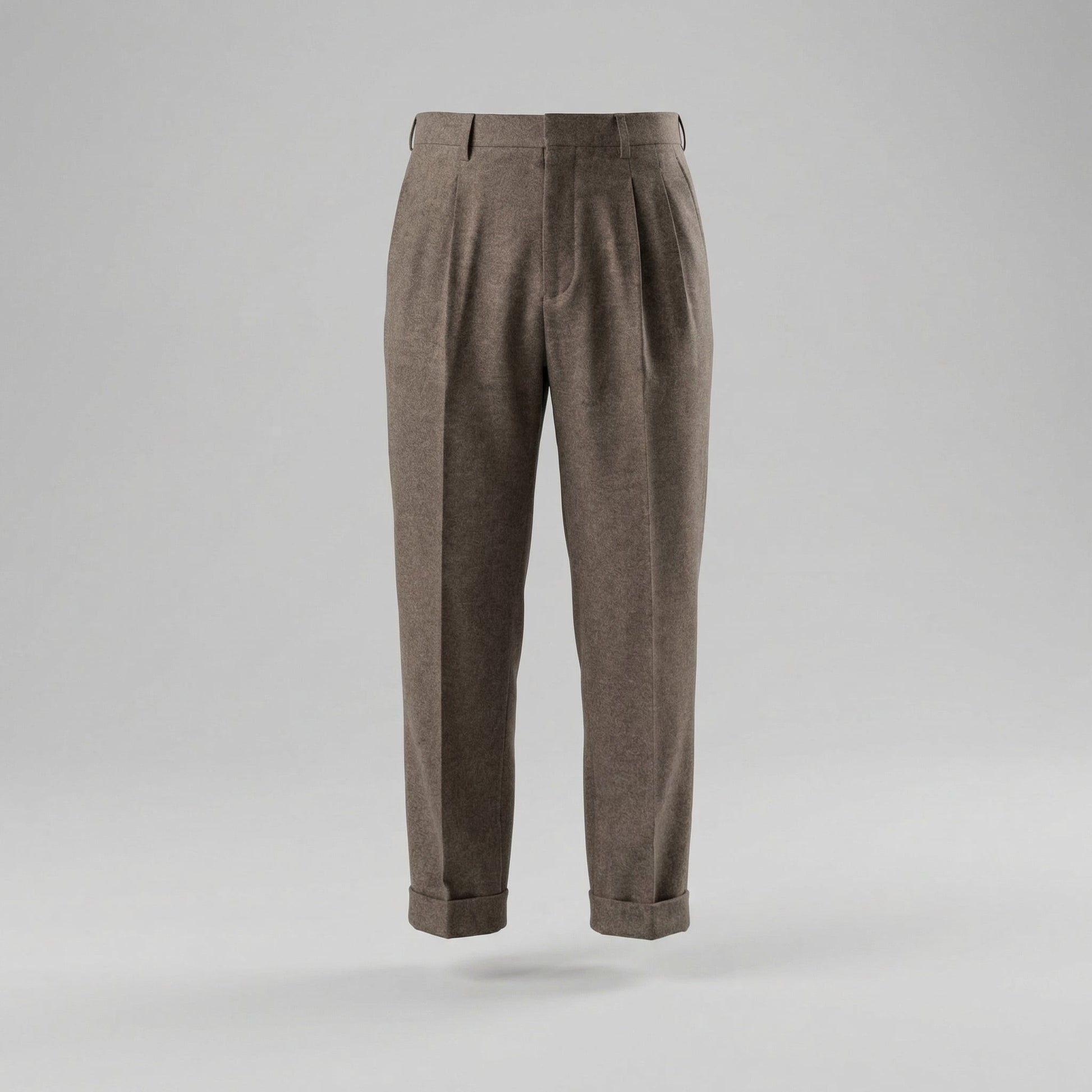 Pantaloni Uomo Eleganti Texturizzati con Regolatori Laterali