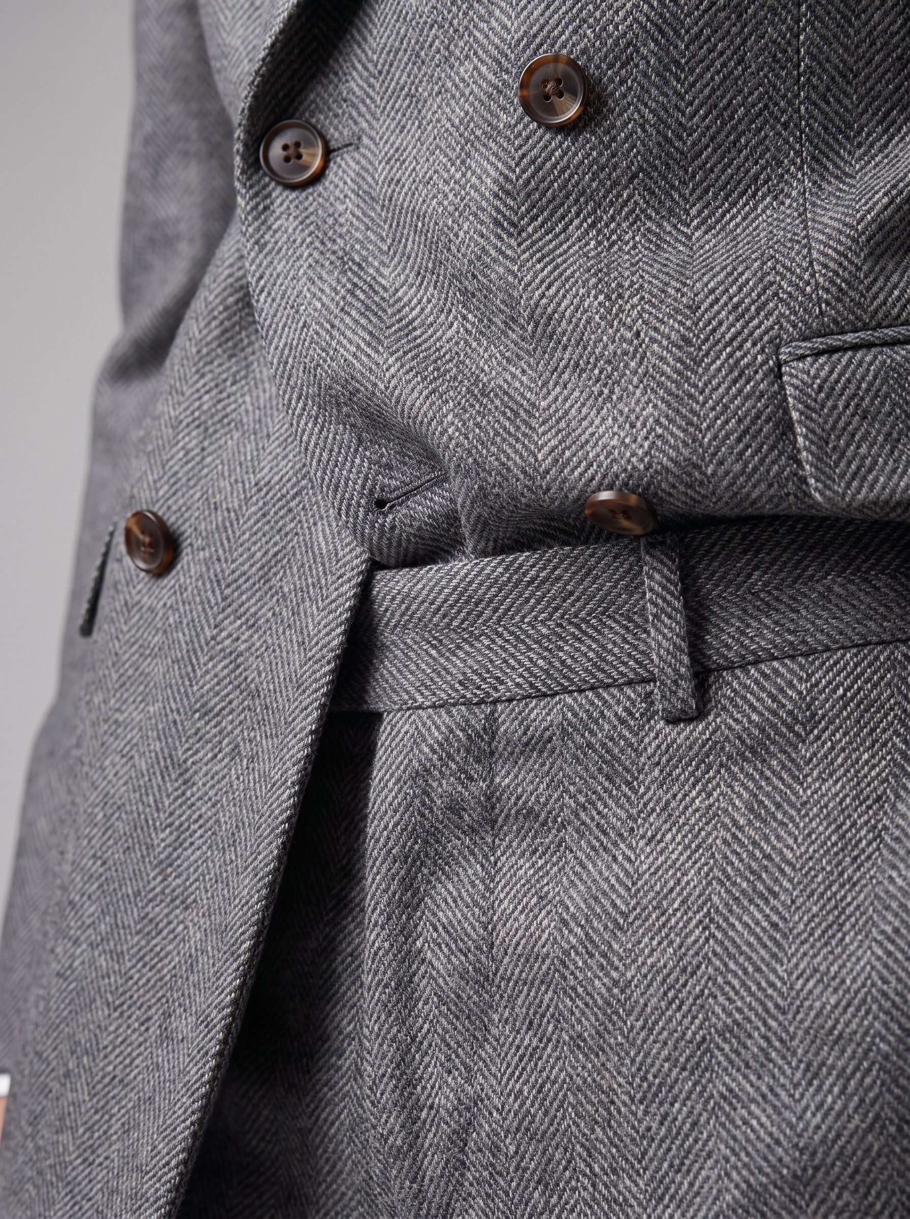 Abito Uomo Doppiopetto Spigato Giacca e Pantaloni