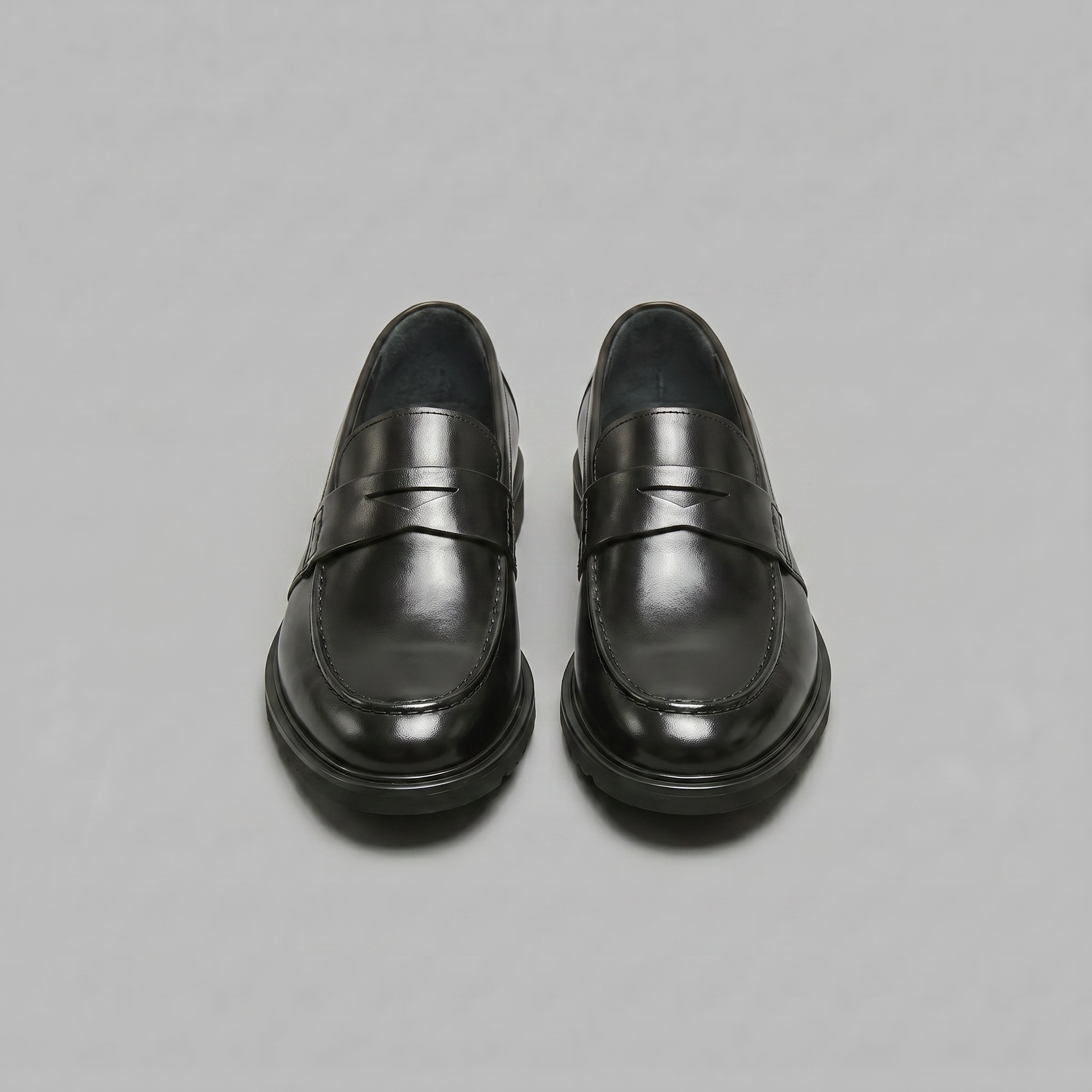 Mocassini Uomo Penny Effetto Pelle Suola Chunky