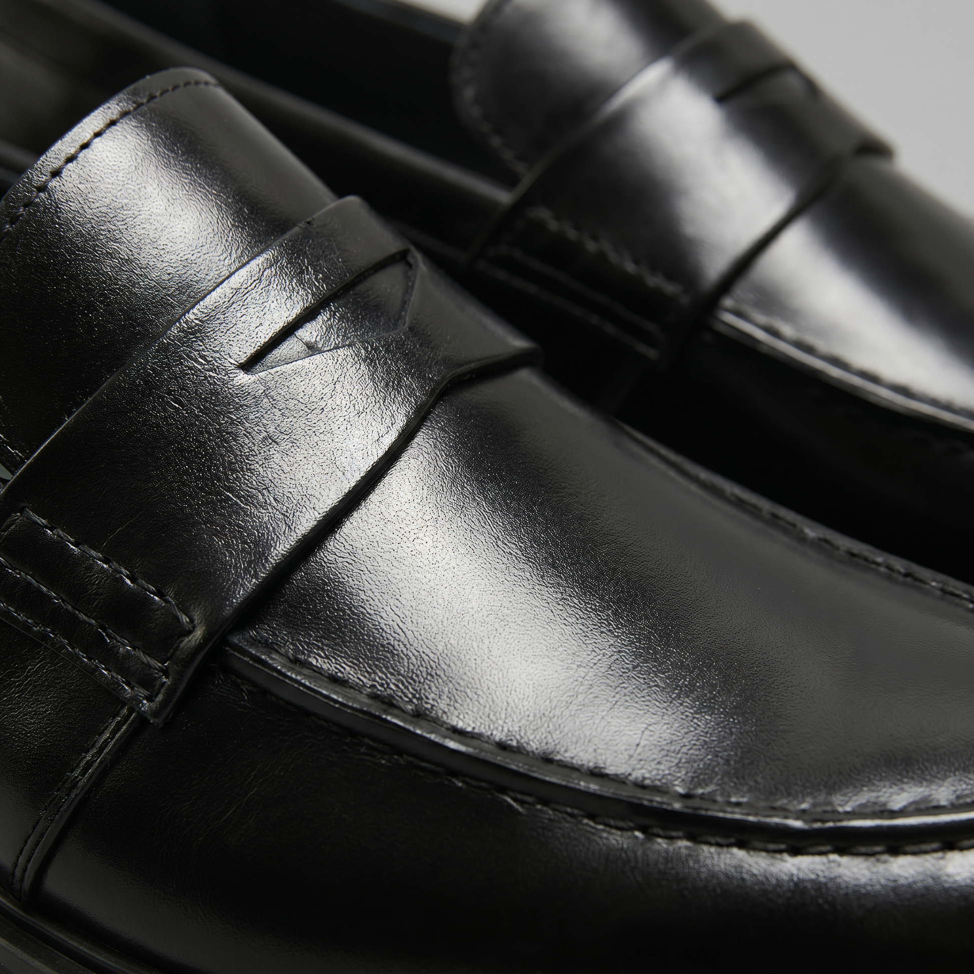 Mocassini Uomo Penny Effetto Pelle Suola Chunky