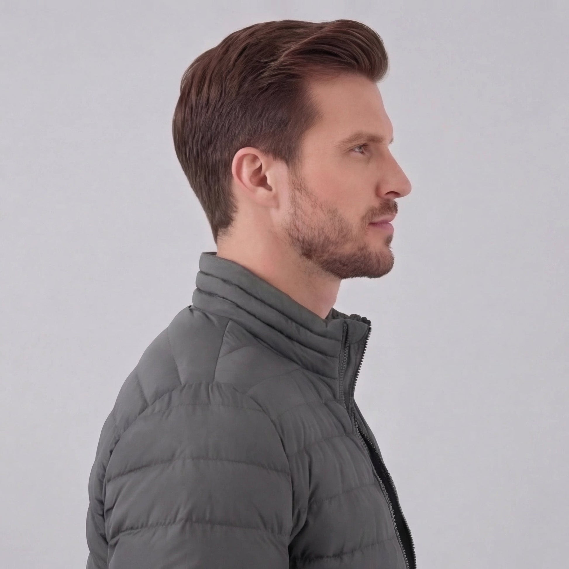 Giacca Uomo Trapuntata Leggera con Zip