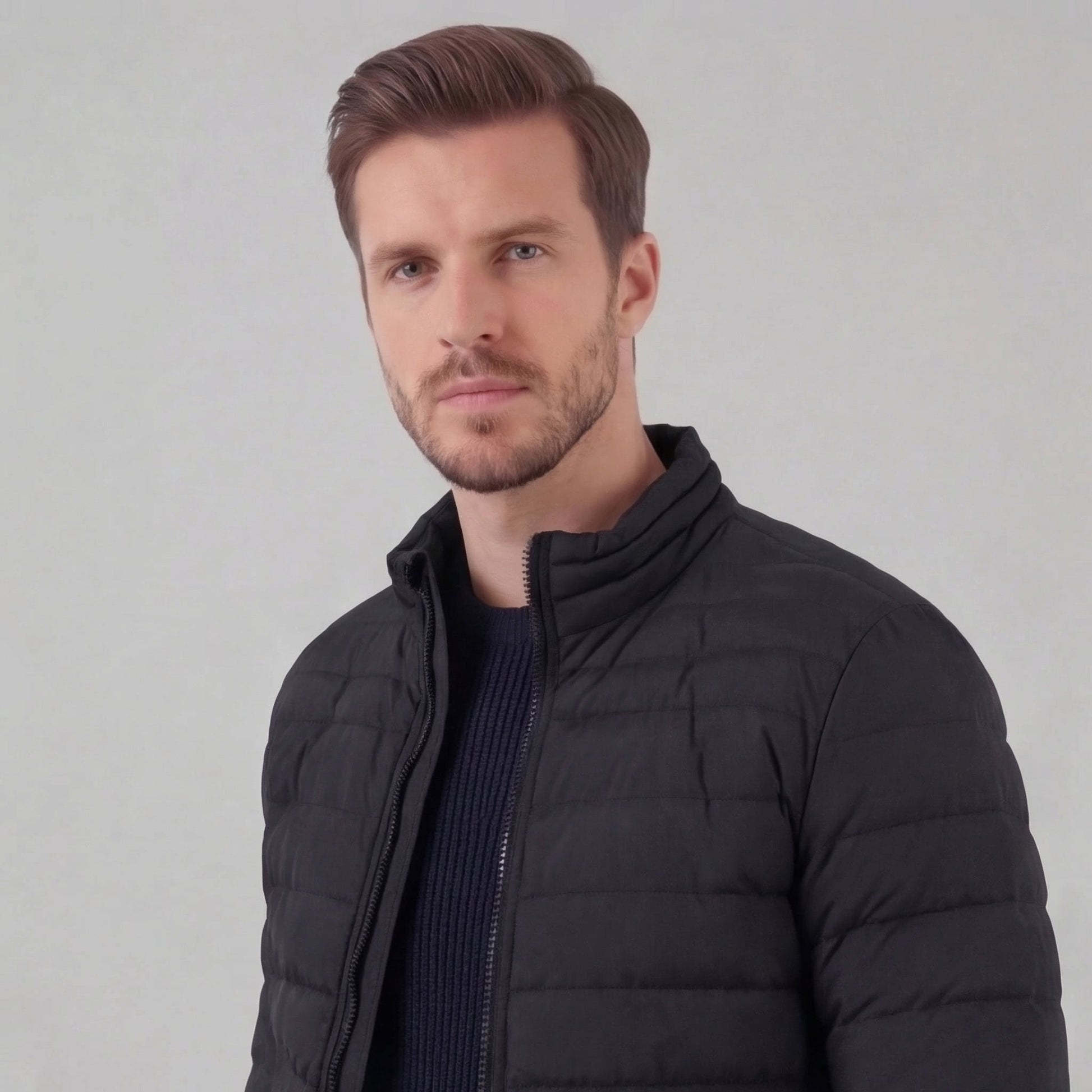 Giacca Uomo Trapuntata Leggera con Zip