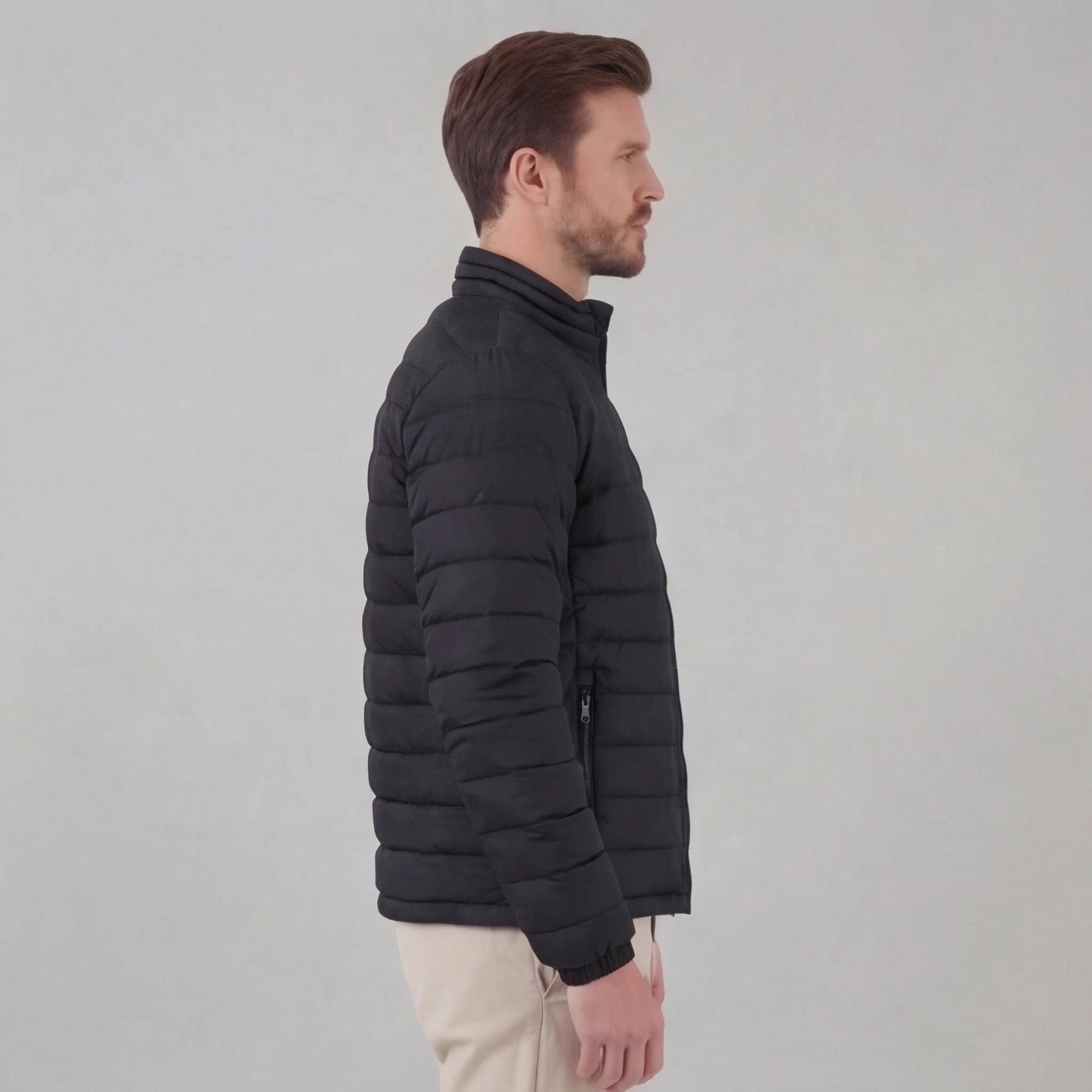 Giacca Uomo Trapuntata Leggera con Zip