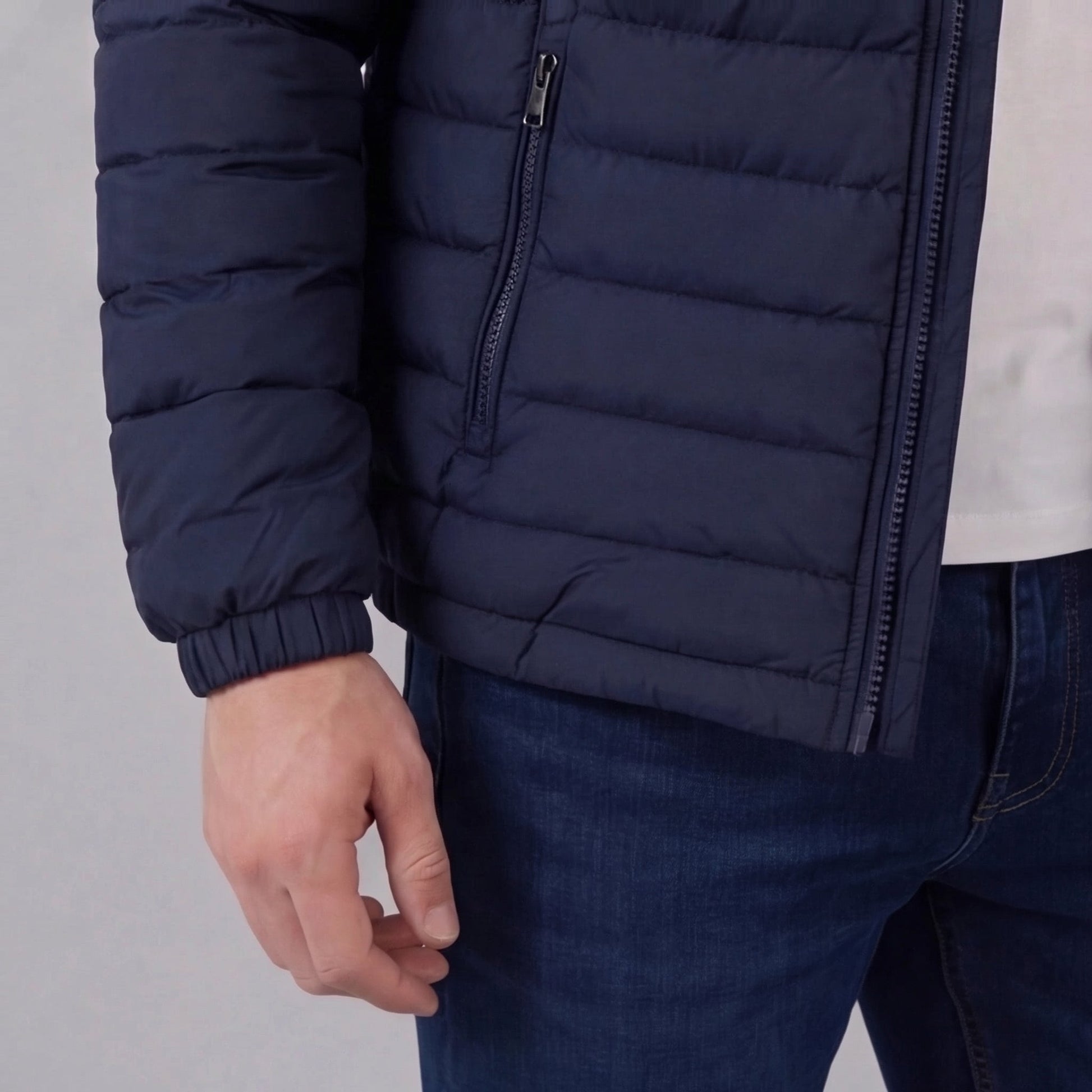 Giacca Uomo Trapuntata Leggera con Zip