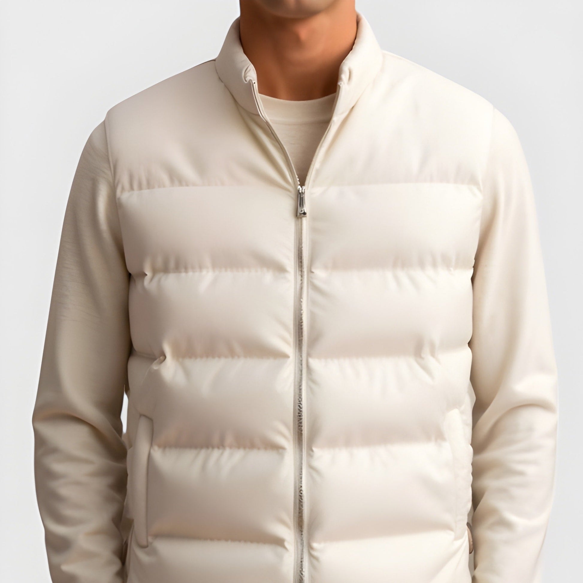 Gilet Piumino Uomo Leggero in Piuma d'Anatra Smanicato