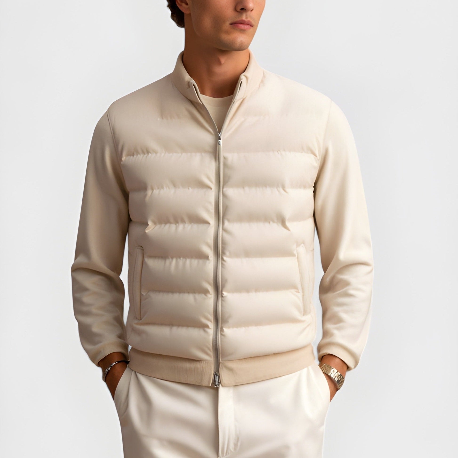 Gilet Piumino Uomo Leggero in Piuma d'Anatra Smanicato