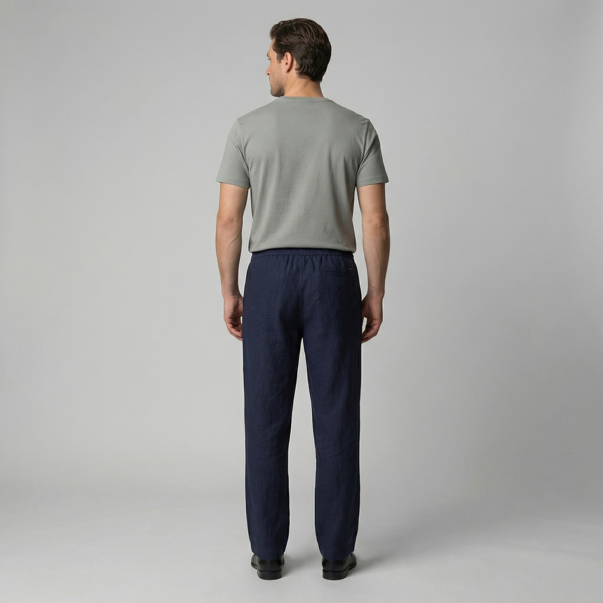Pantaloni Uomo in Lino Slim Fit Leggeri