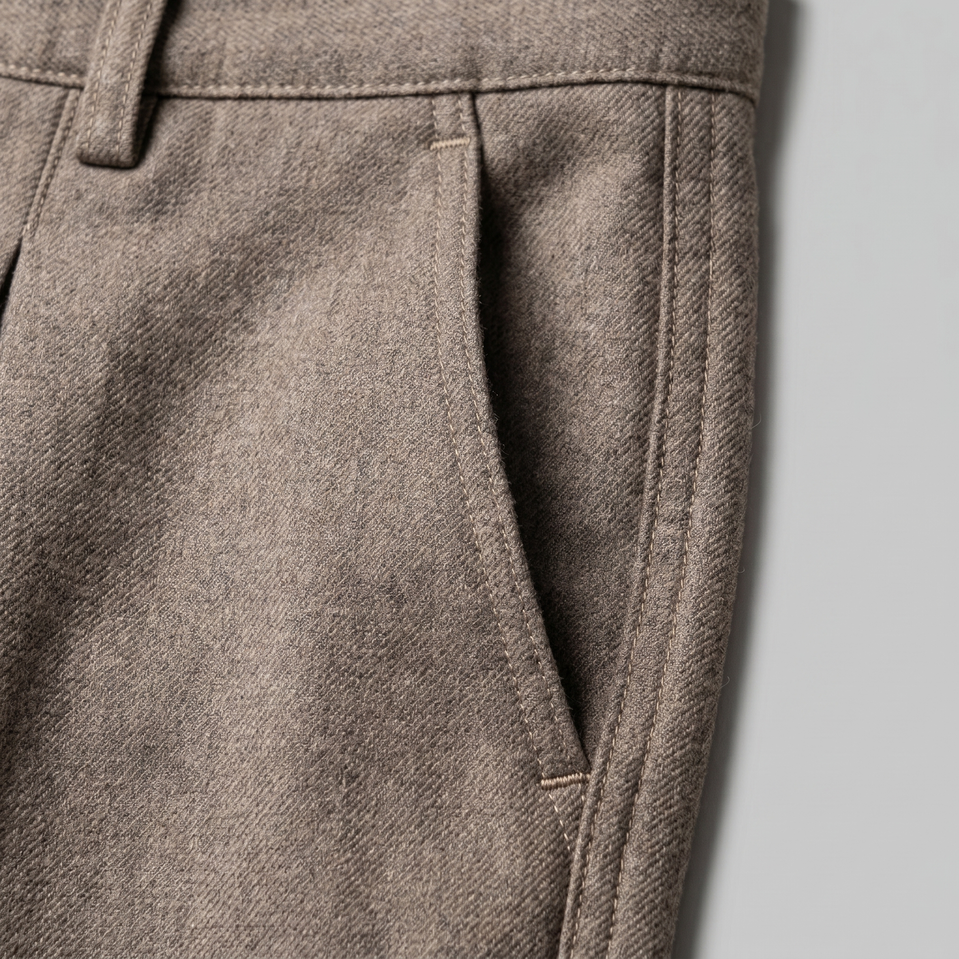 Pantaloni Uomo Sartoriali Gamba Ampia con Pince