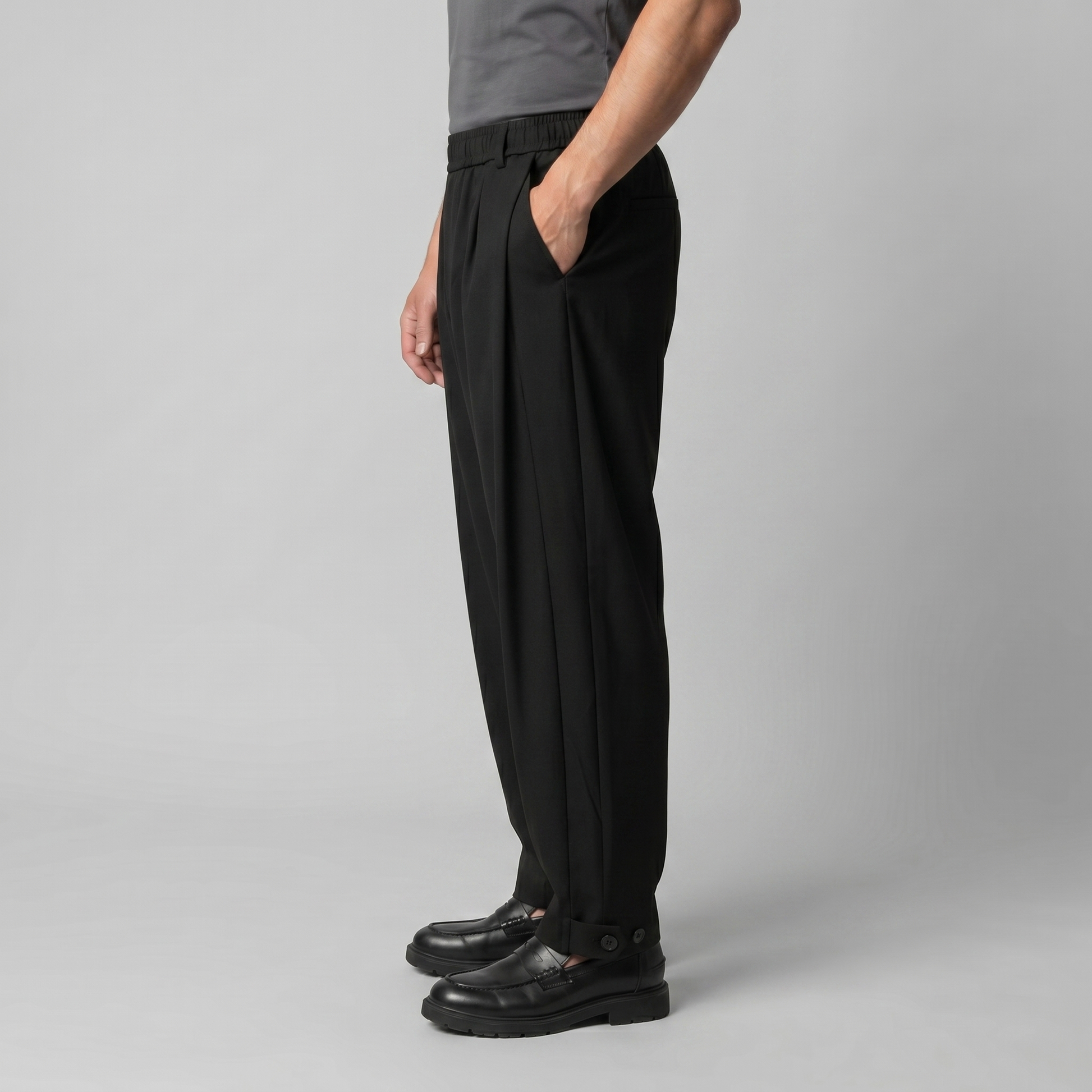 Pantaloni Uomo Affusolati con Coulisse Smart Casual