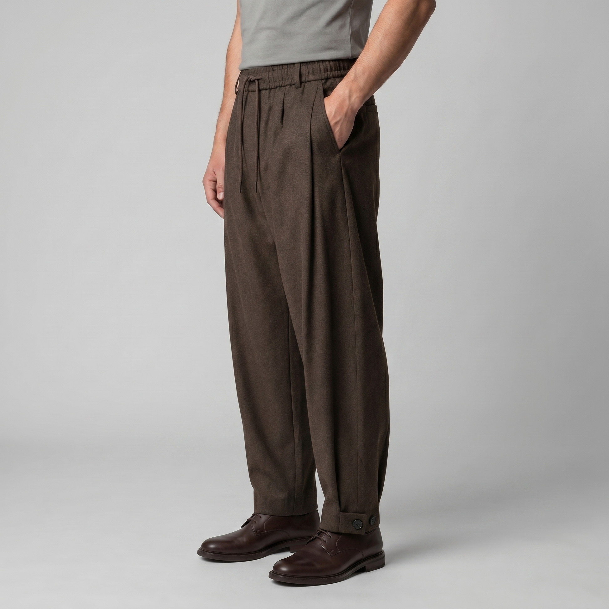 Pantaloni Uomo Affusolati con Coulisse Smart Casual