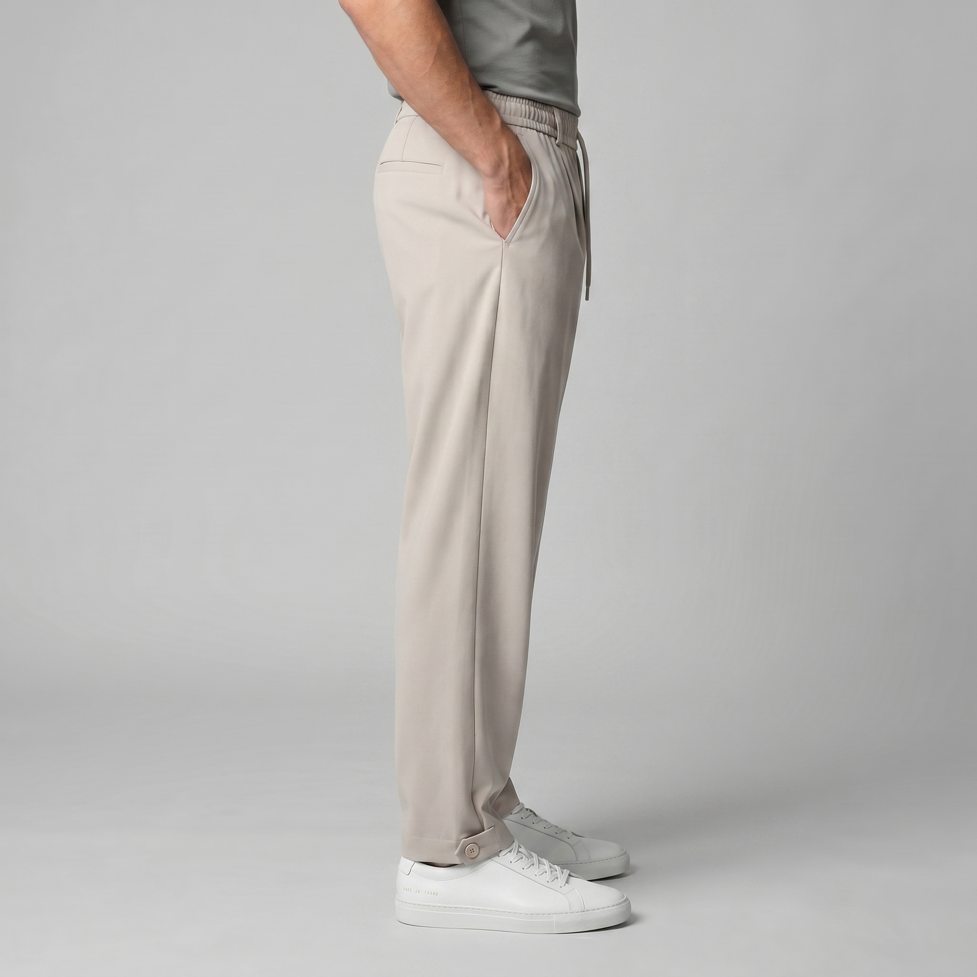 Pantaloni Uomo Affusolati con Coulisse Smart Casual