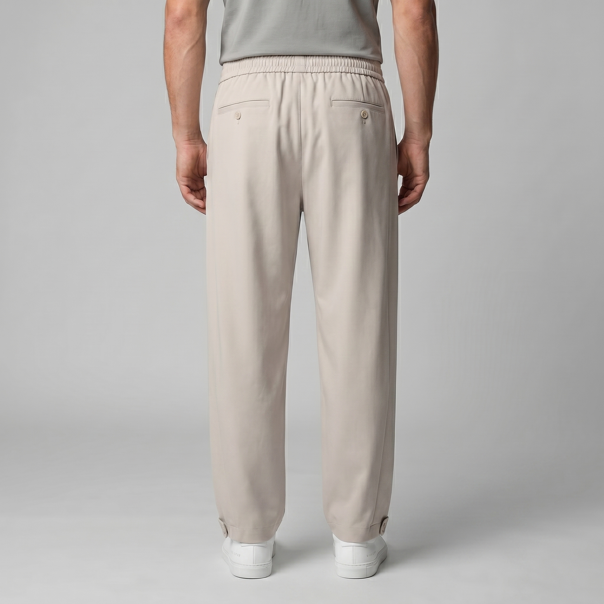Pantaloni Uomo Affusolati con Coulisse Smart Casual