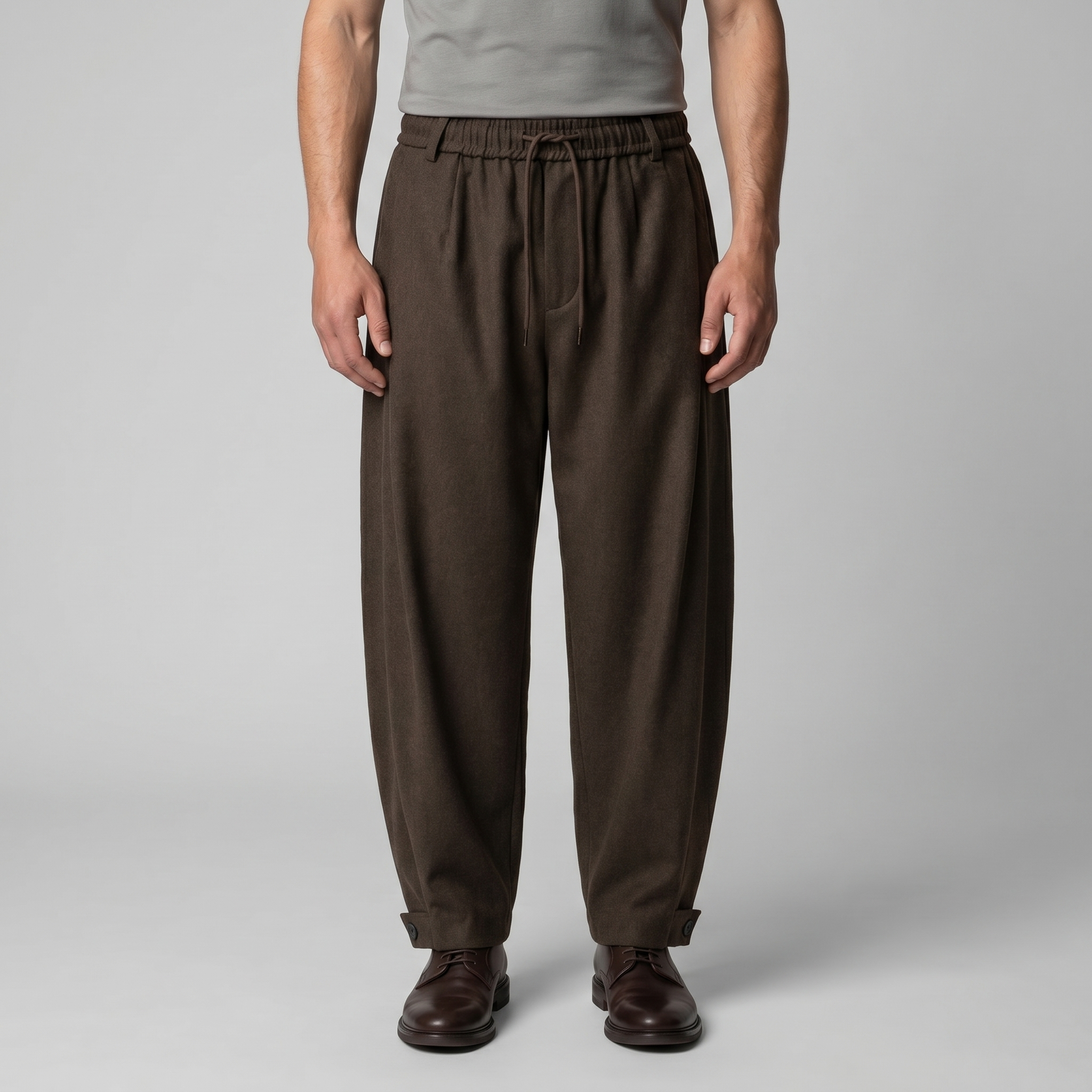 Pantaloni Uomo Affusolati con Coulisse Smart Casual