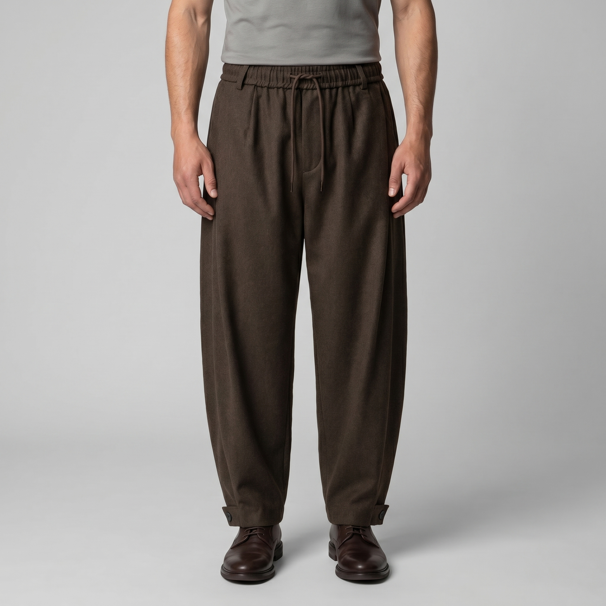 Pantaloni Uomo Affusolati con Coulisse Smart Casual