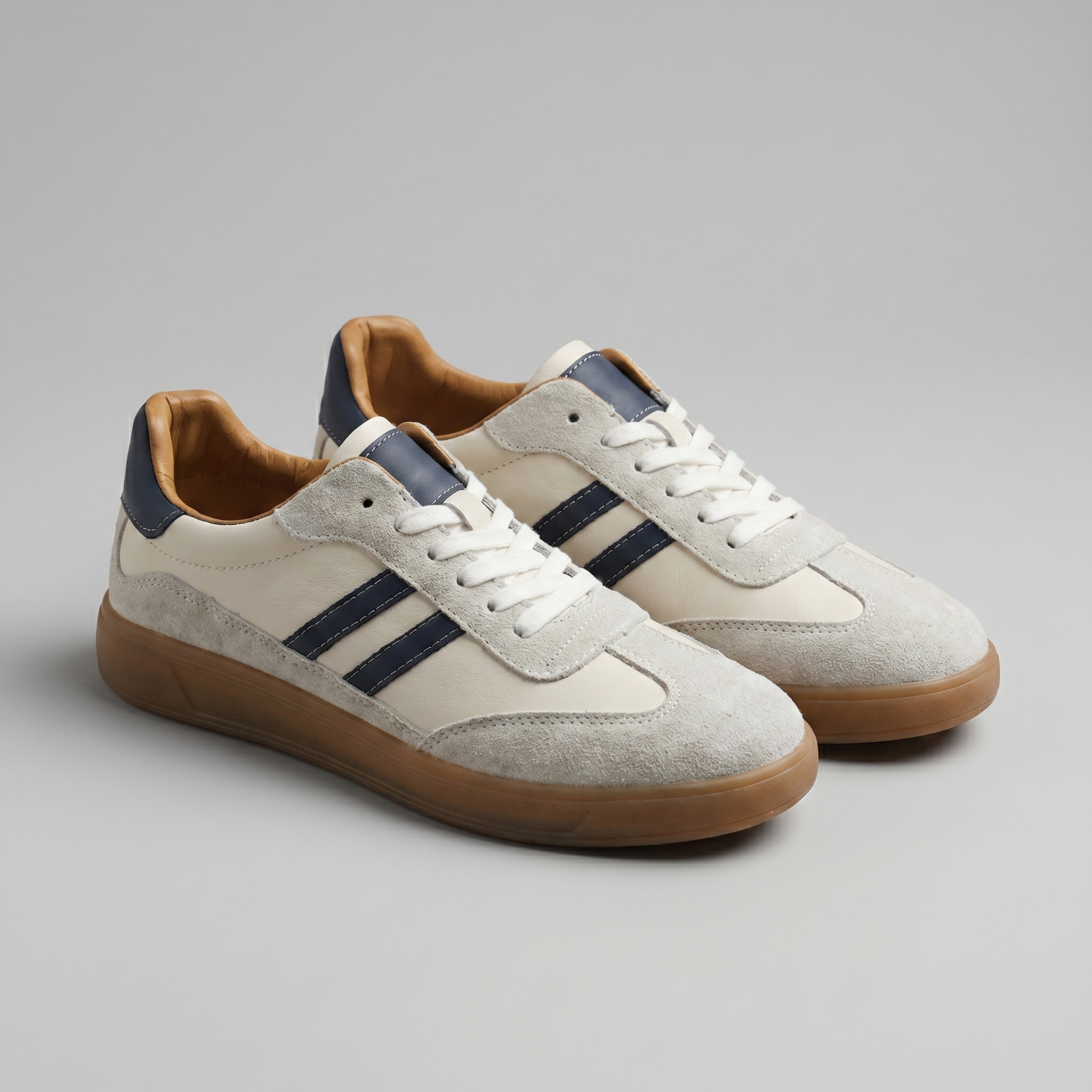Sneakers Uomo Rétro Classiche in Mesh Traspirante Imbottite
