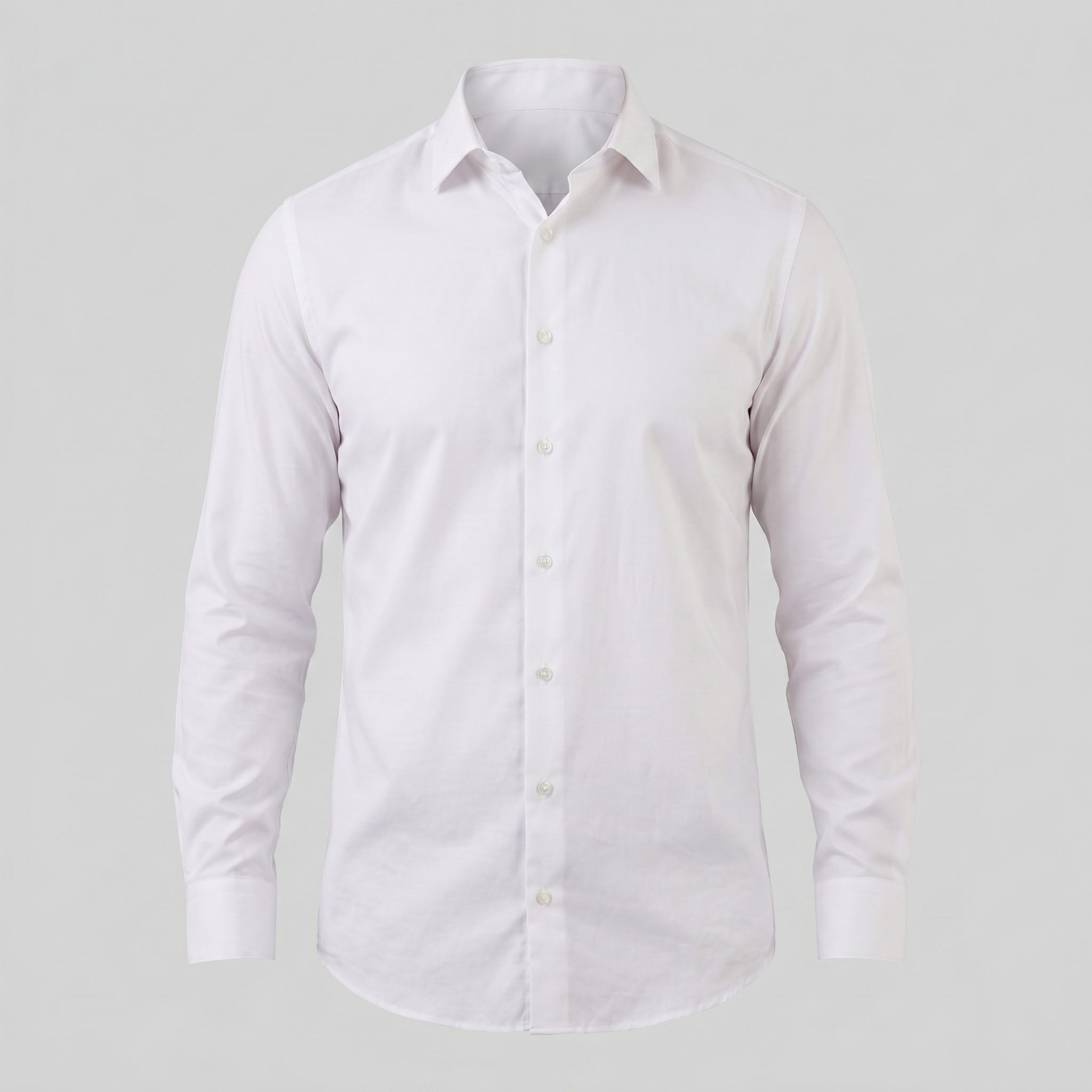 Camicia Uomo Elegante Slim Fit Maniche Lunghe Business