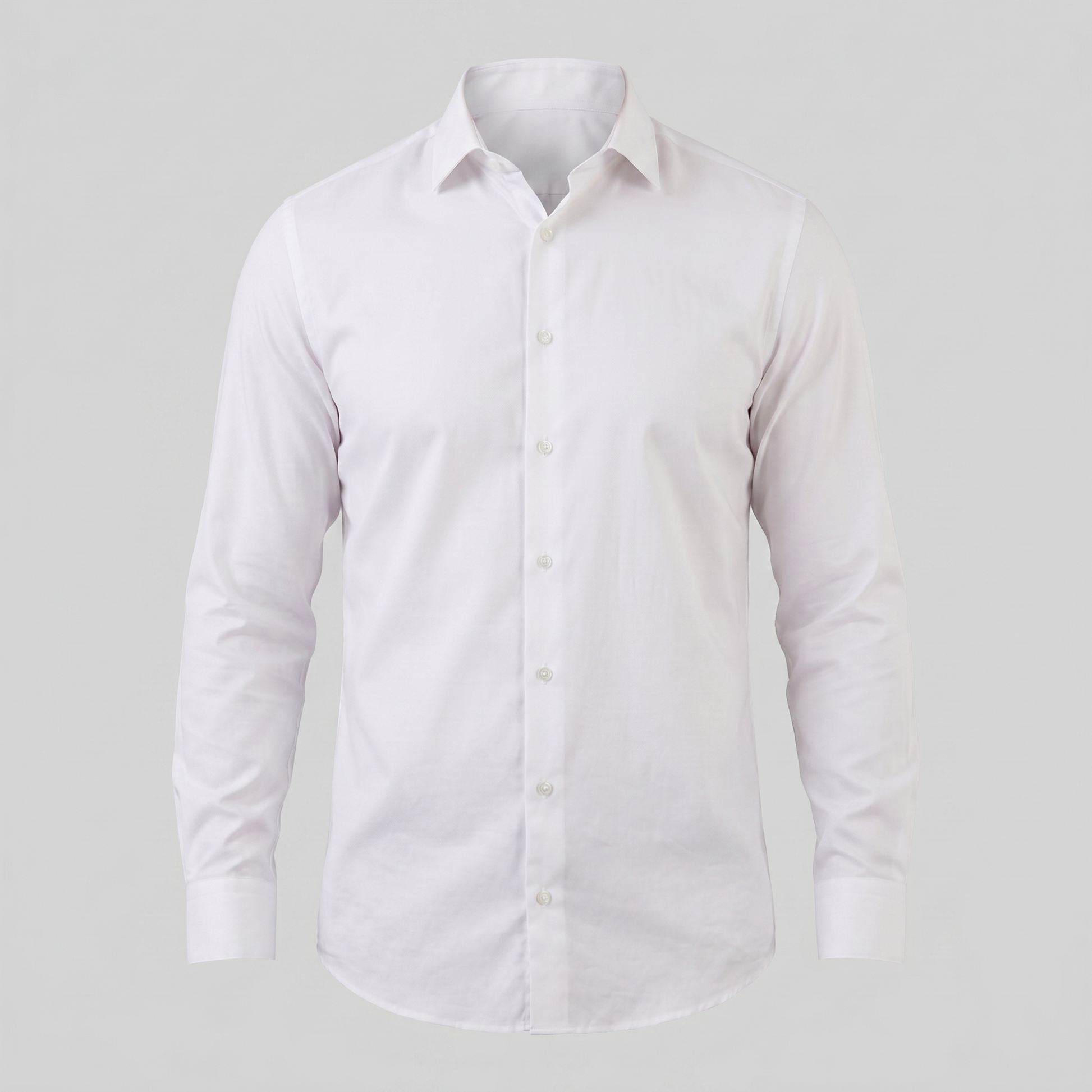 Camicia Uomo Elegante Slim Fit Maniche Lunghe Business