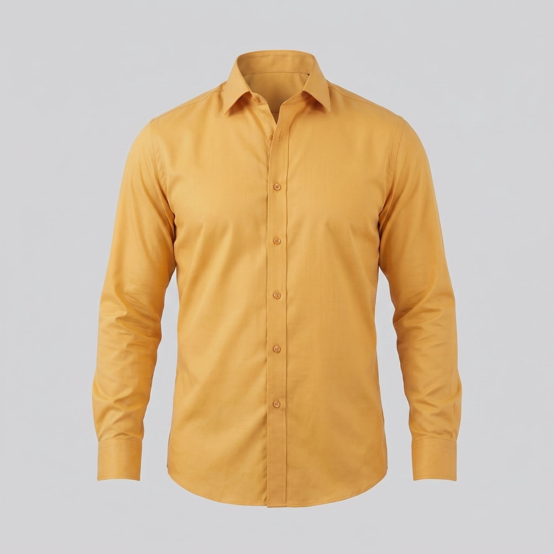 Camicia Uomo Elegante Slim Fit Maniche Lunghe Business