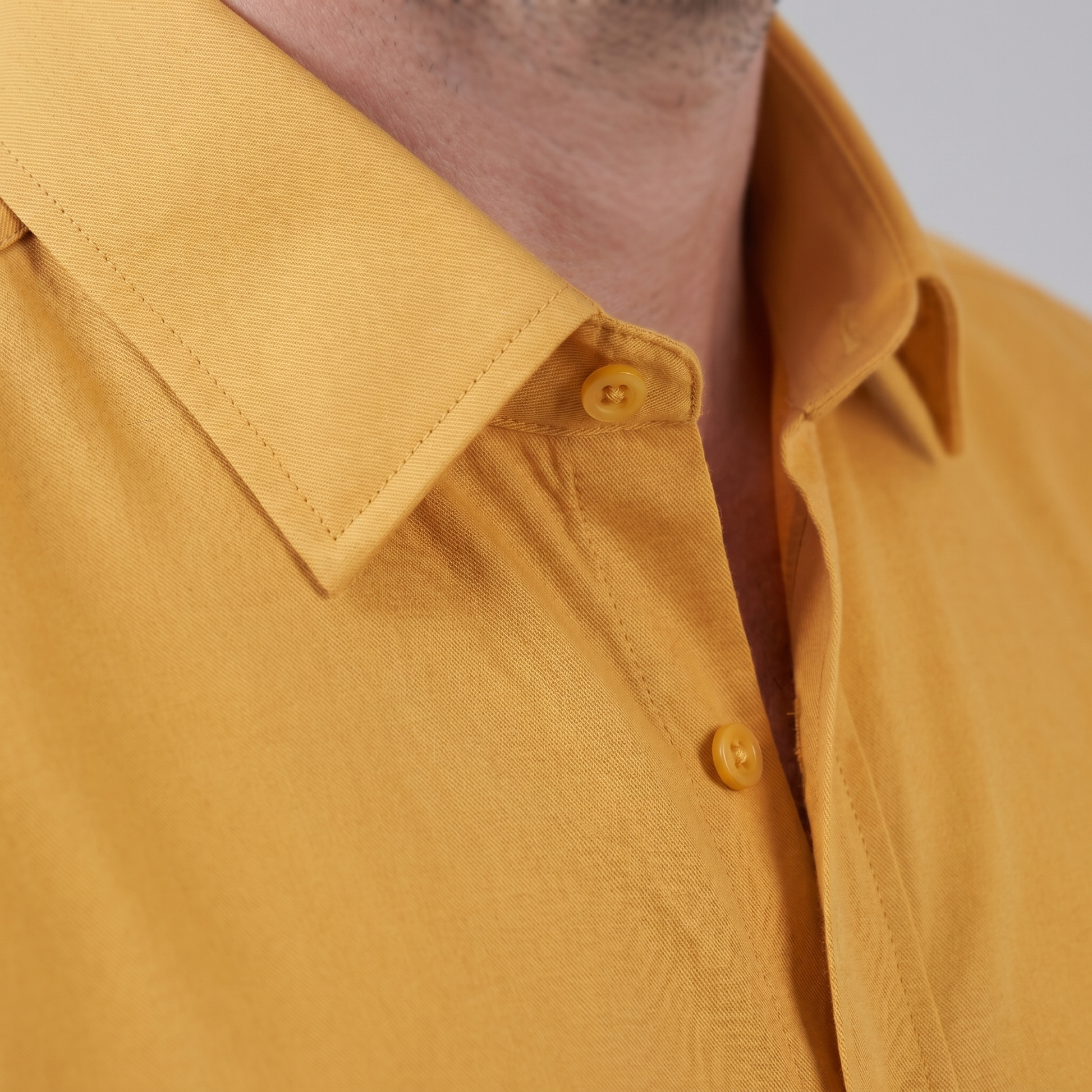 Camicia Uomo Elegante Slim Fit Maniche Lunghe Business