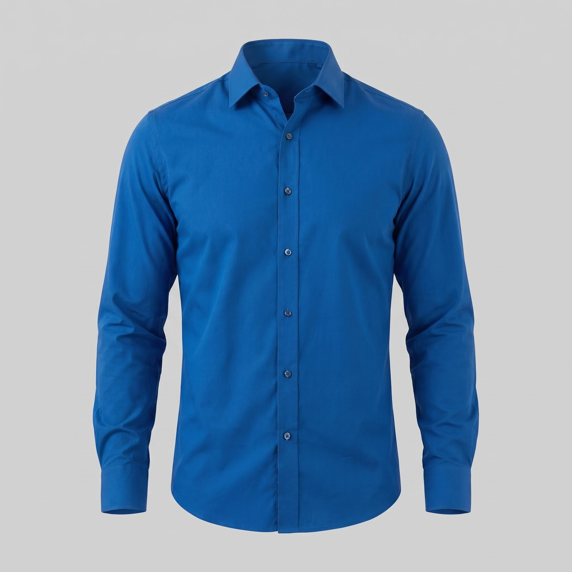 Camicia Uomo Elegante Slim Fit Maniche Lunghe Business