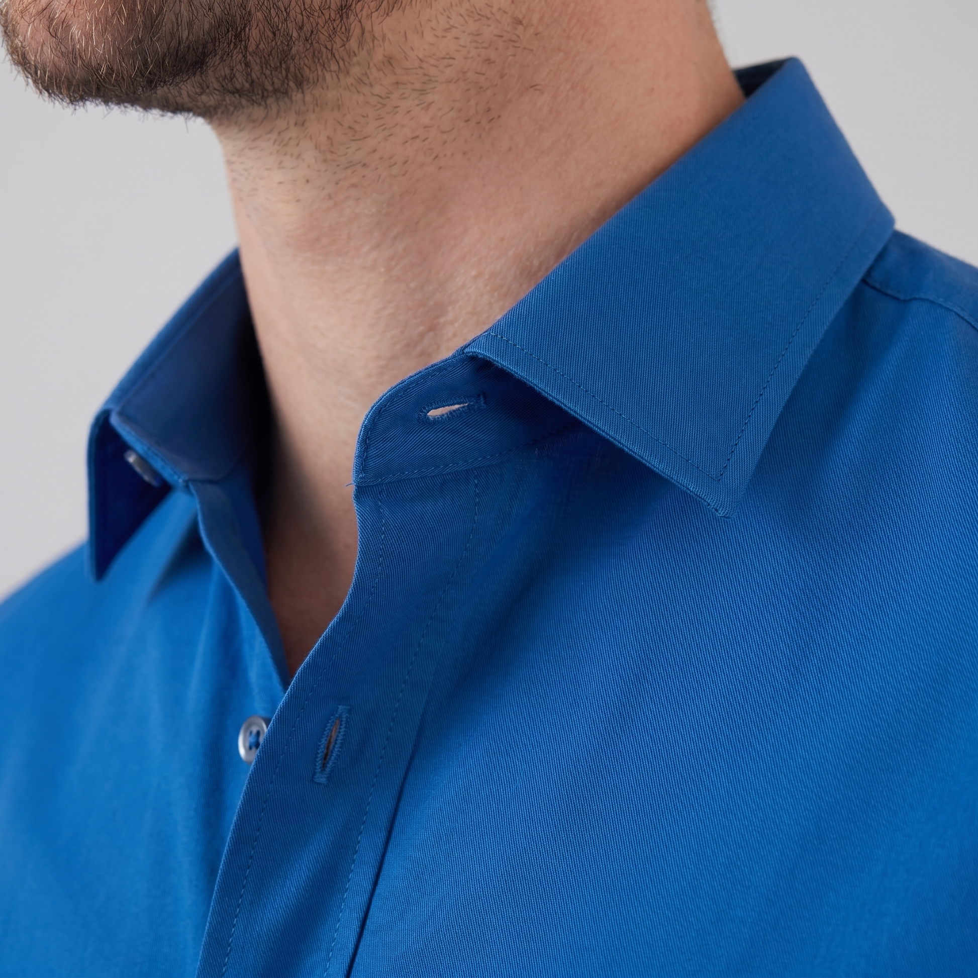 Camicia Uomo Elegante Slim Fit Maniche Lunghe Business
