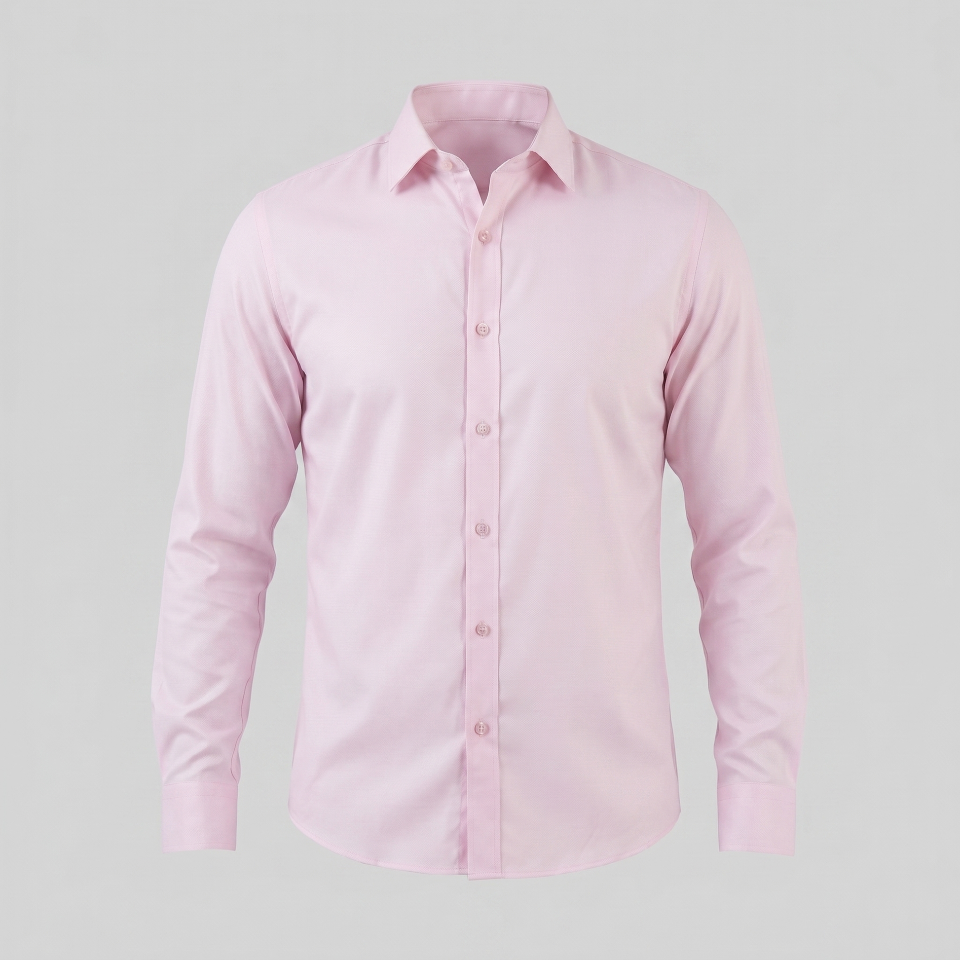 Camicia Uomo Elegante Slim Fit Maniche Lunghe Business