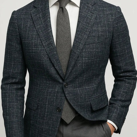 Aurazio Blazer Sartoriale Strutturato per Uomo