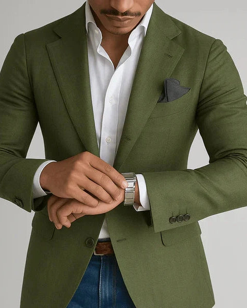 Aurazio Blazer Sartoriale Strutturato per Uomo