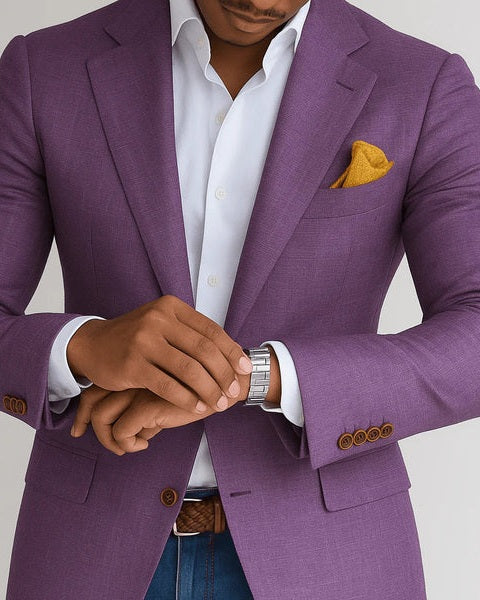 Aurazio Blazer Sartoriale Strutturato per Uomo