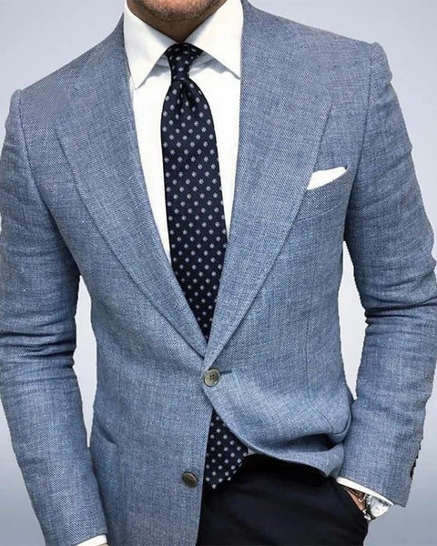 Aurazio Blazer in tessuto testurizzato da uomo