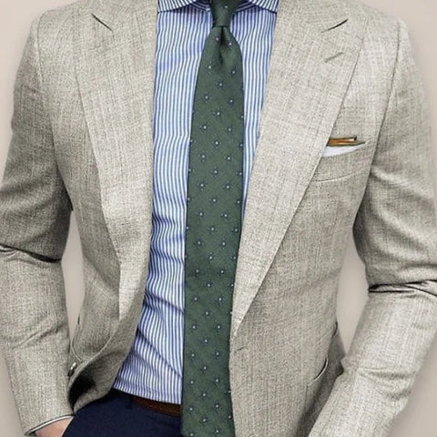 Aurazio Blazer in tessuto testurizzato da uomo