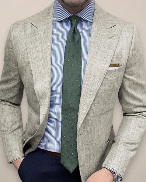 Aurazio Blazer in tessuto testurizzato da uomo