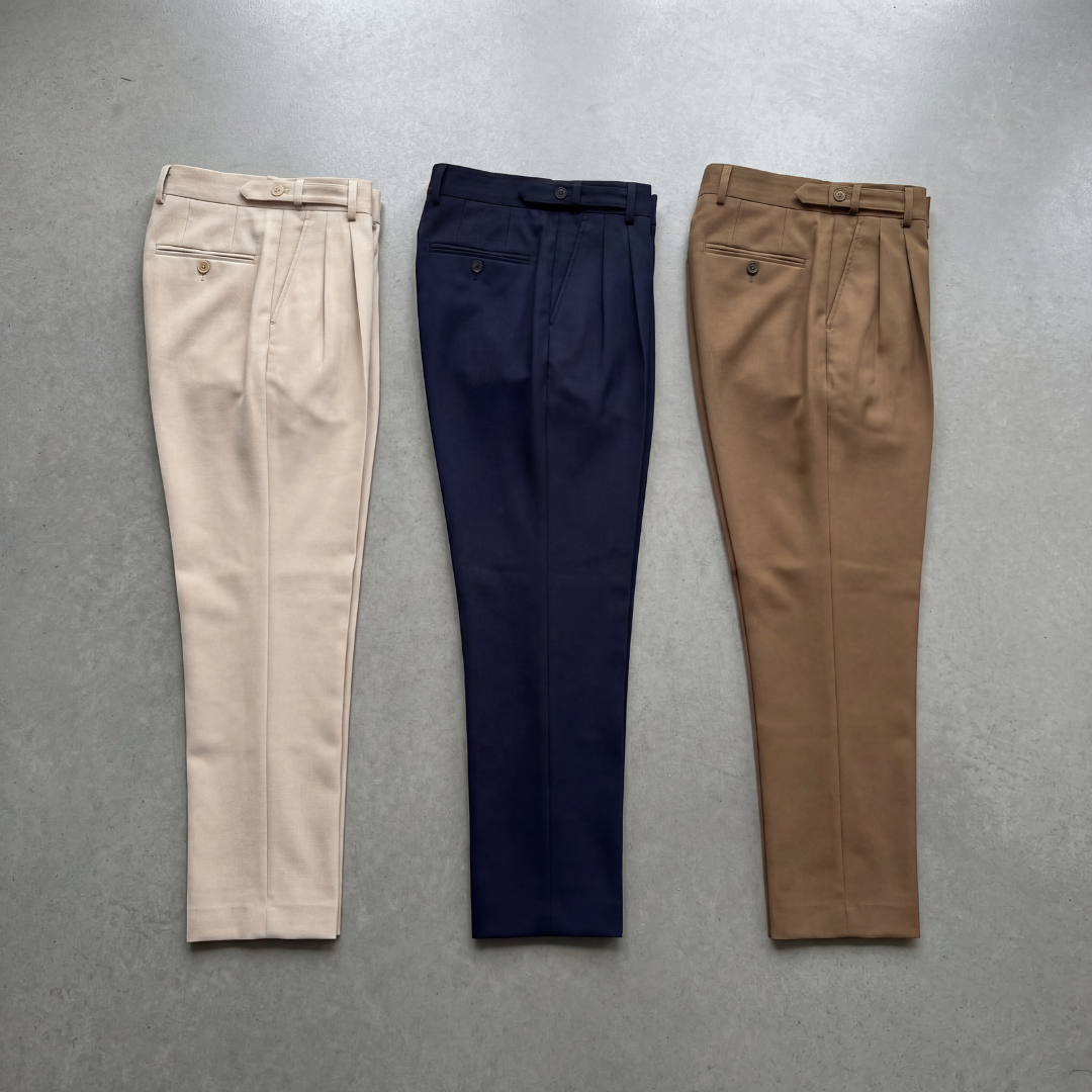 Pantaloni Uomo Eleganti Taglio Sartoriale Classici