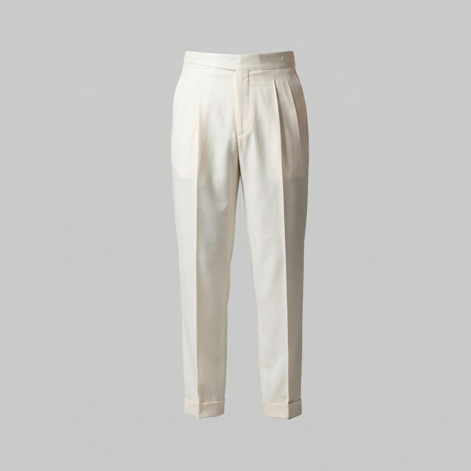 Pantaloni Uomo Sartoriali con Pince Gamba Dritta