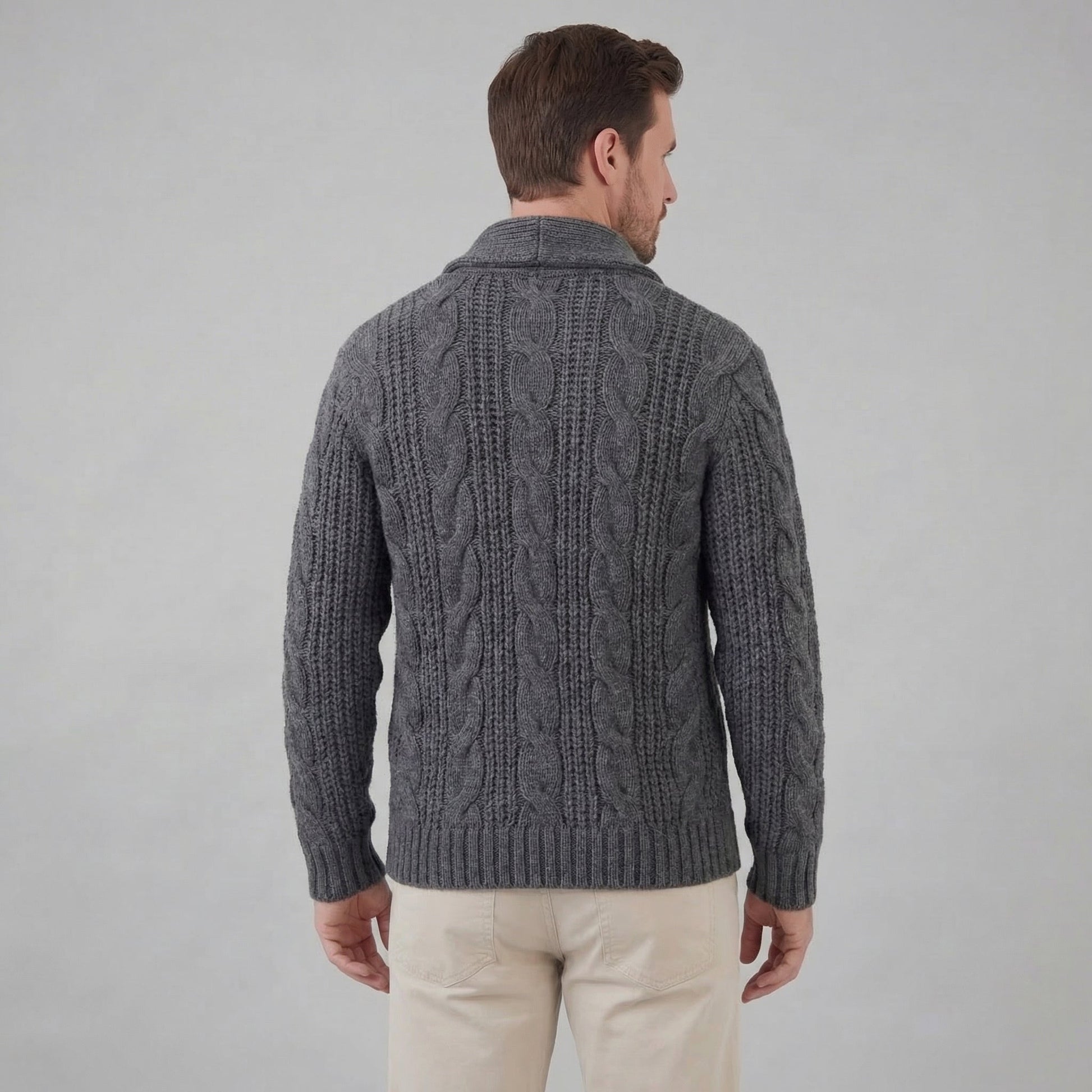 Cardigan Uomo in Lana Morbido Invernale