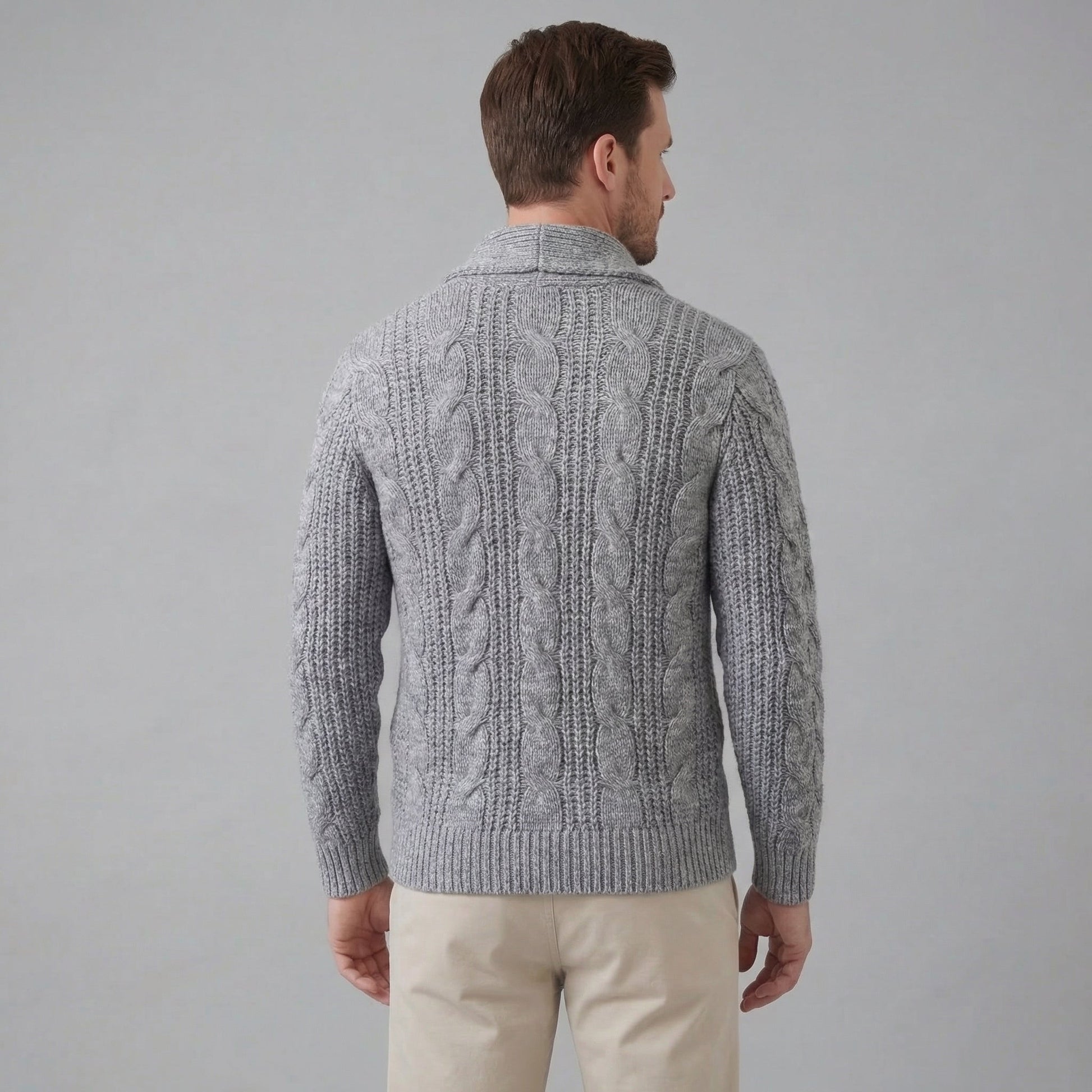 Cardigan Uomo in Lana Morbido Invernale