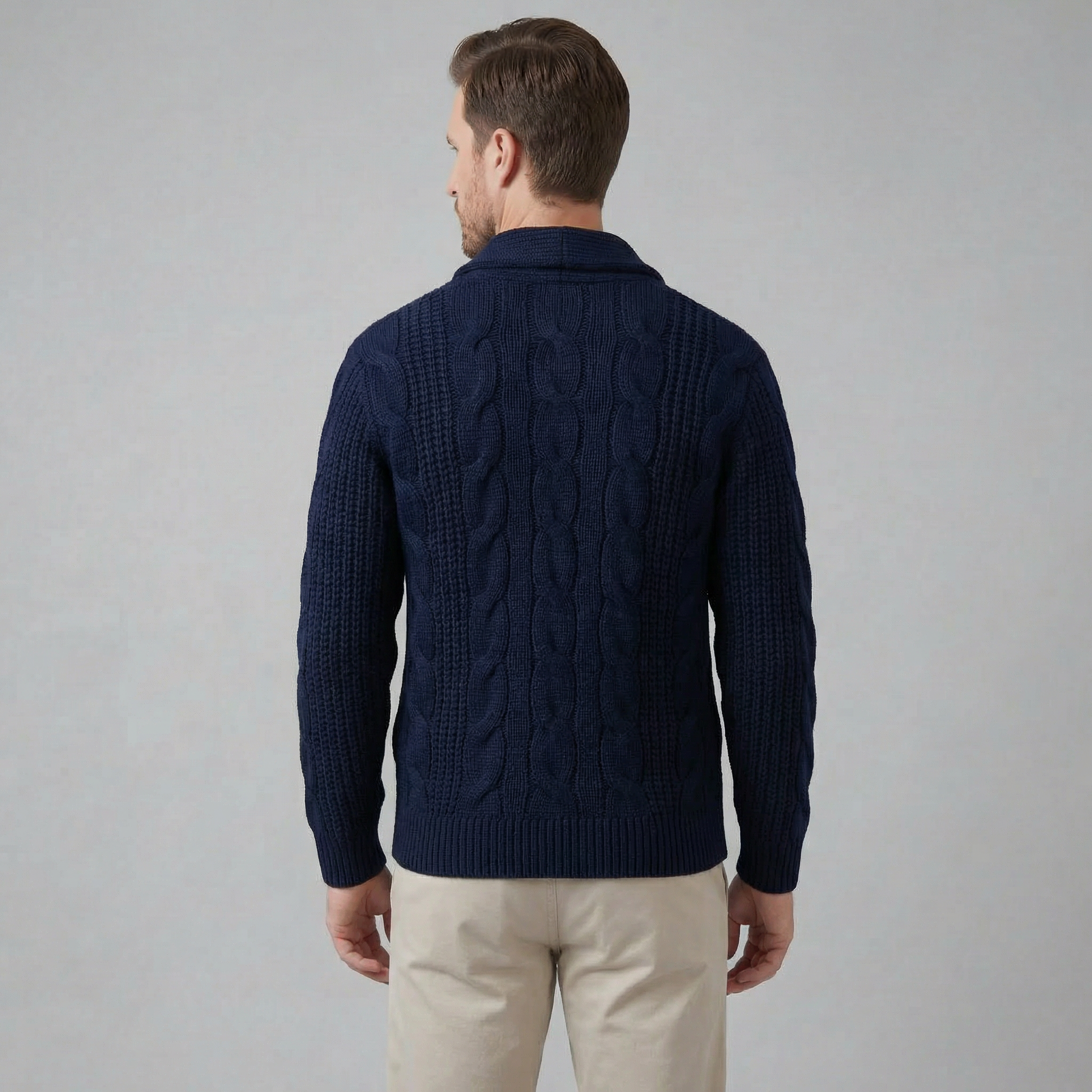 Cardigan Uomo in Lana Morbido Invernale