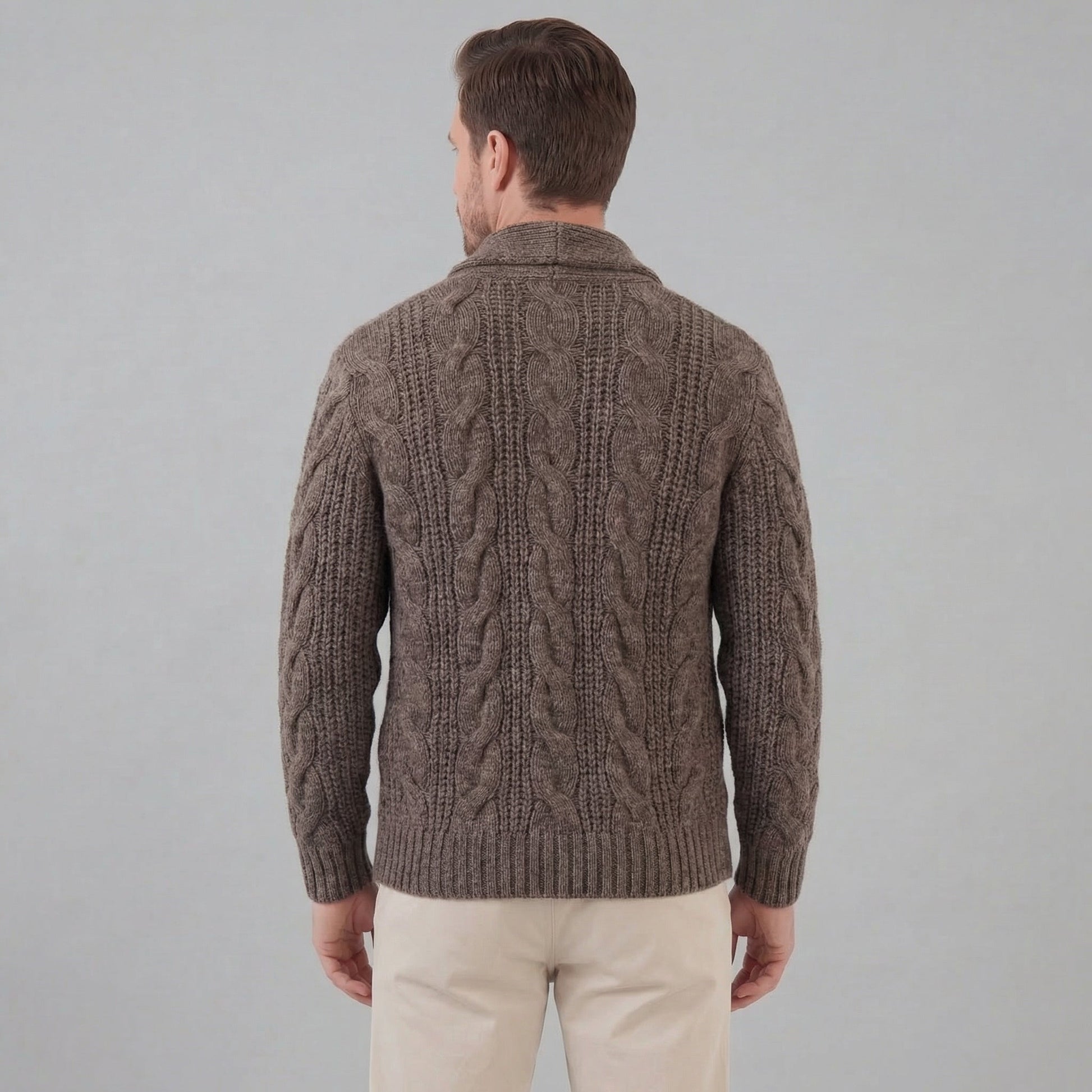 Cardigan Uomo in Lana Morbido Invernale