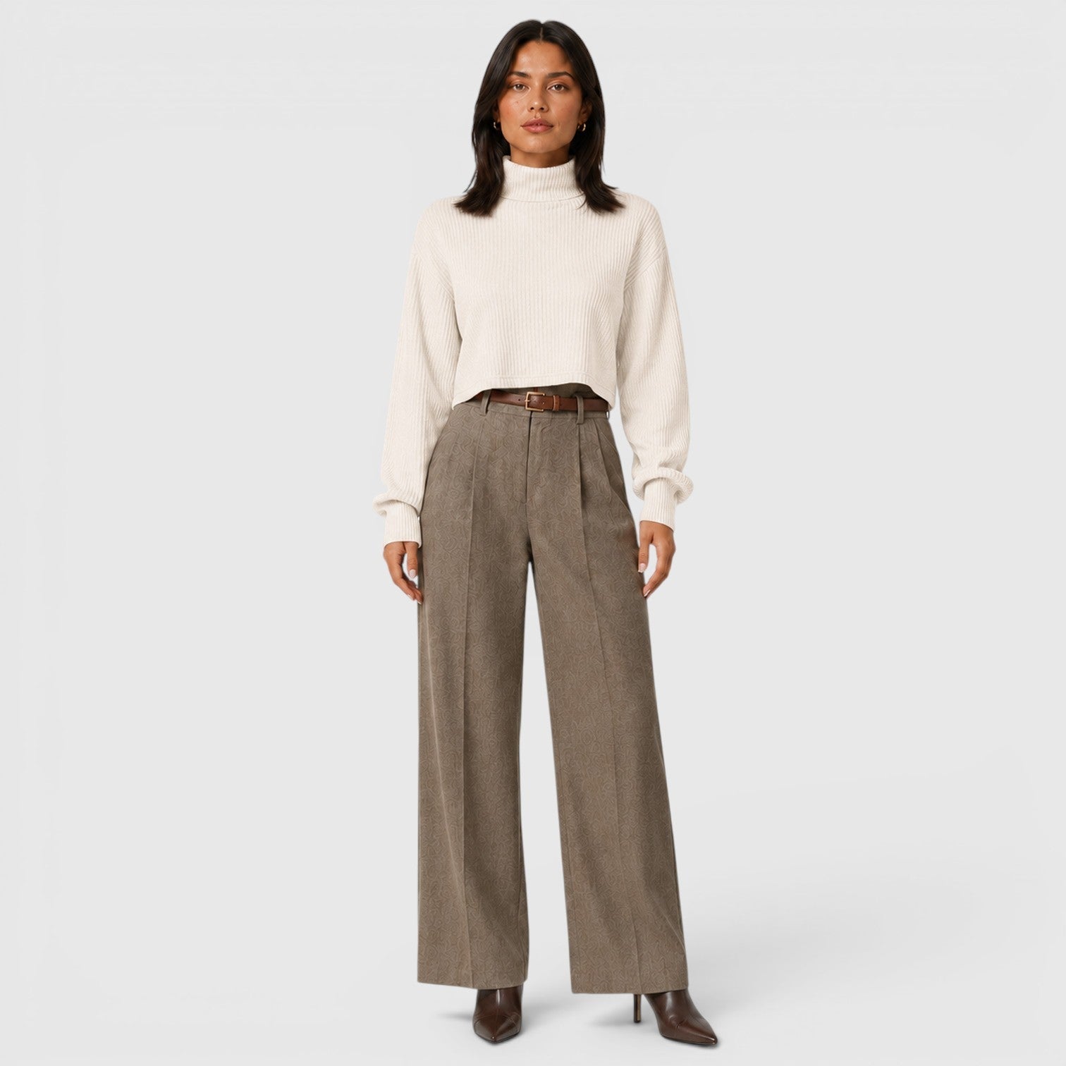 Maglione Donna Dolcevita Premium in Maglia Raffinato