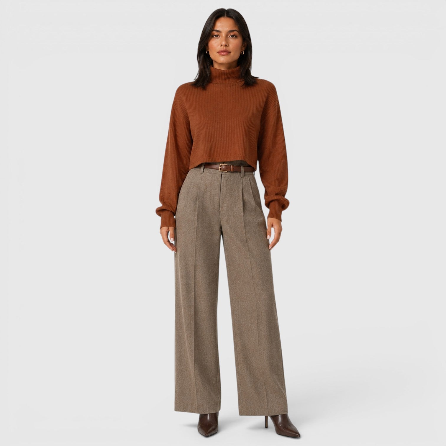 Maglione Donna Dolcevita Premium in Maglia Raffinato