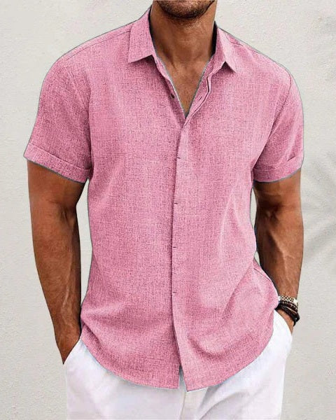 Aurazio Camicia Testurizzata Per Uomo
