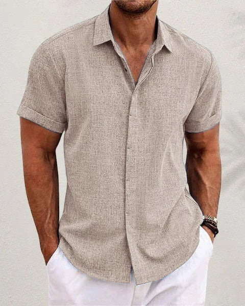 Aurazio Camicia Testurizzata Per Uomo