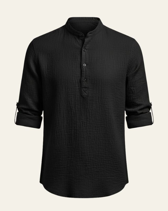 Aurazio Camicia Testurizzata da Uomo